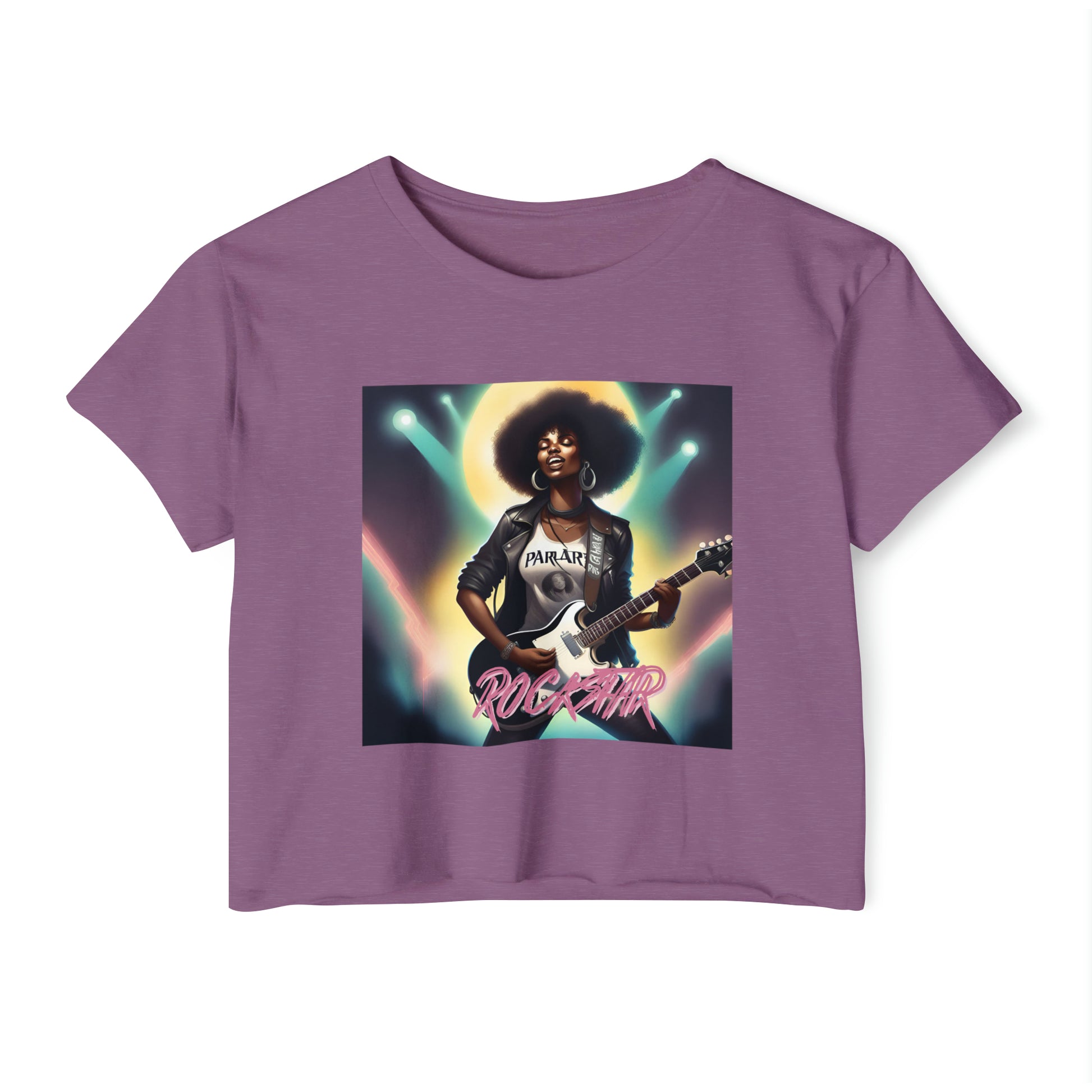 Rock Star Crop - Shiraz / XS - T-Shirt