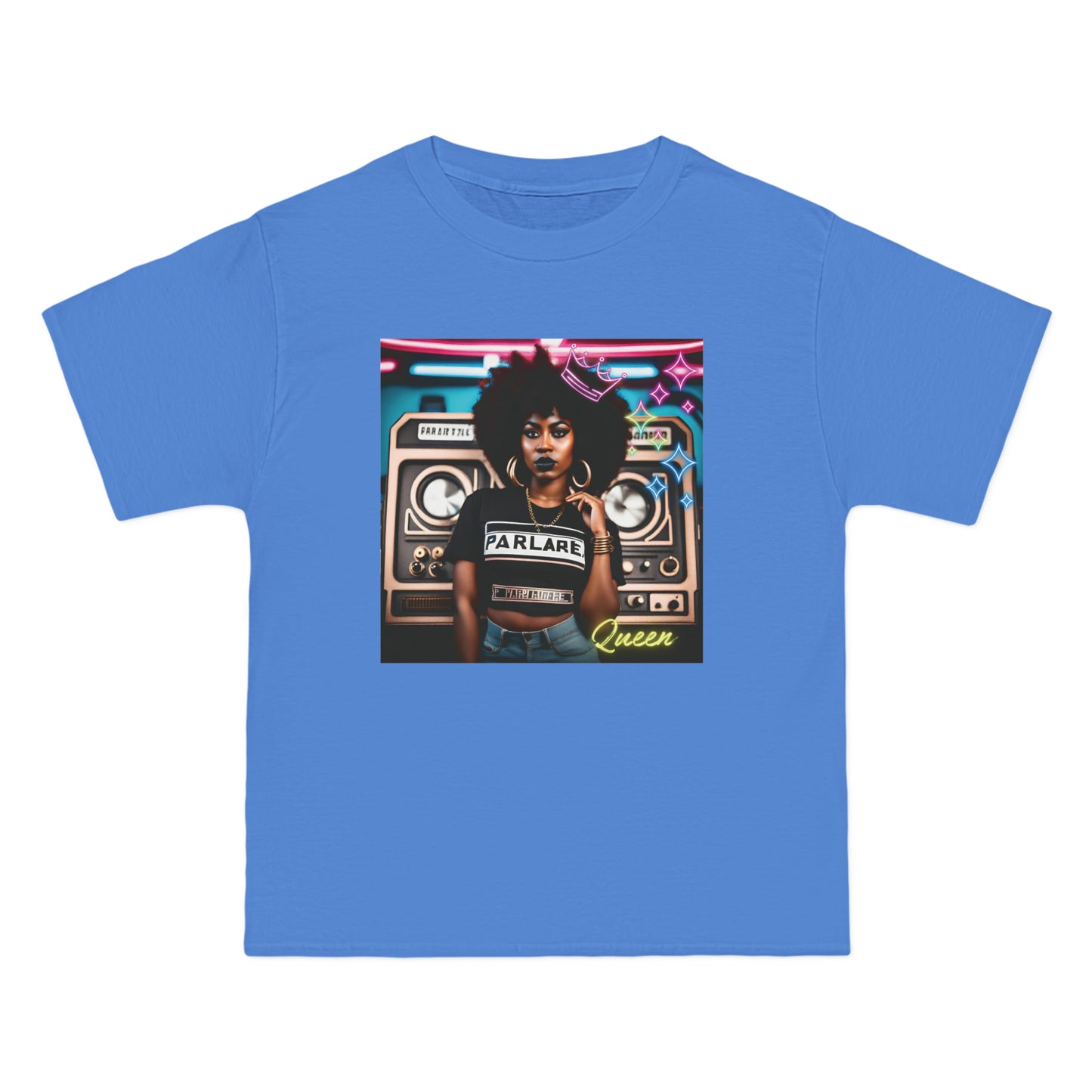 Queen Oversized Tee - Carolina Blue / S - T-Shirt
