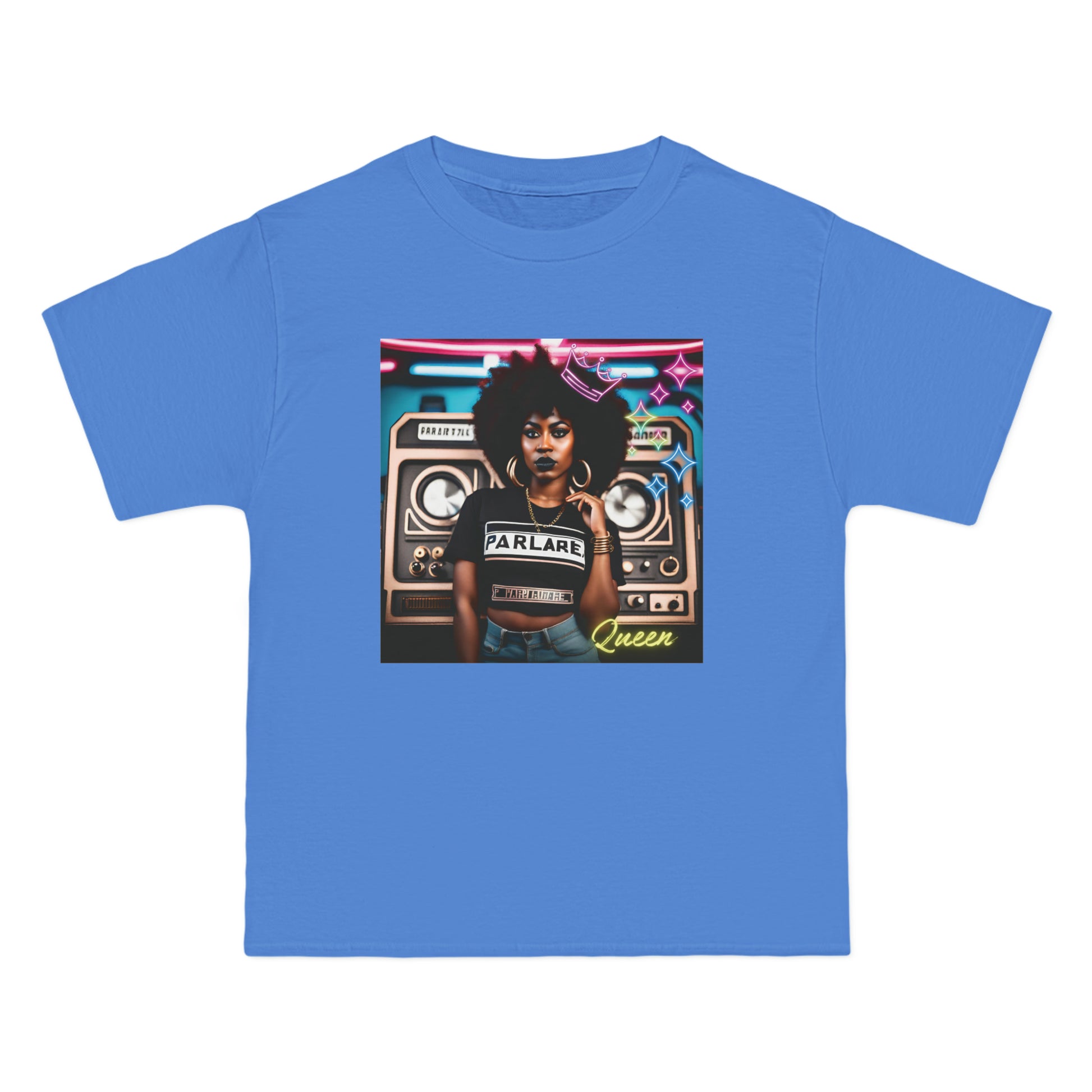 Queen Oversized Tee - Carolina Blue / S - T-Shirt