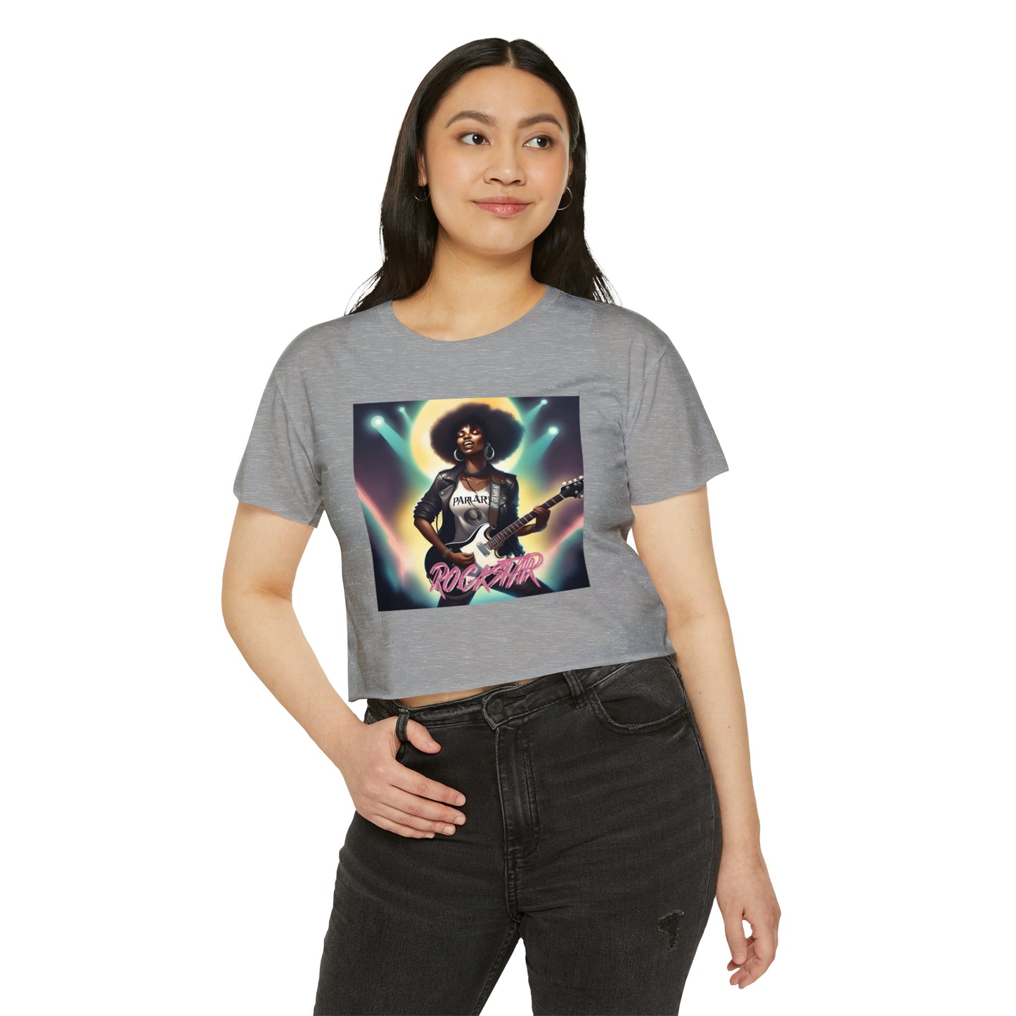 Rock Star Crop - T-Shirt