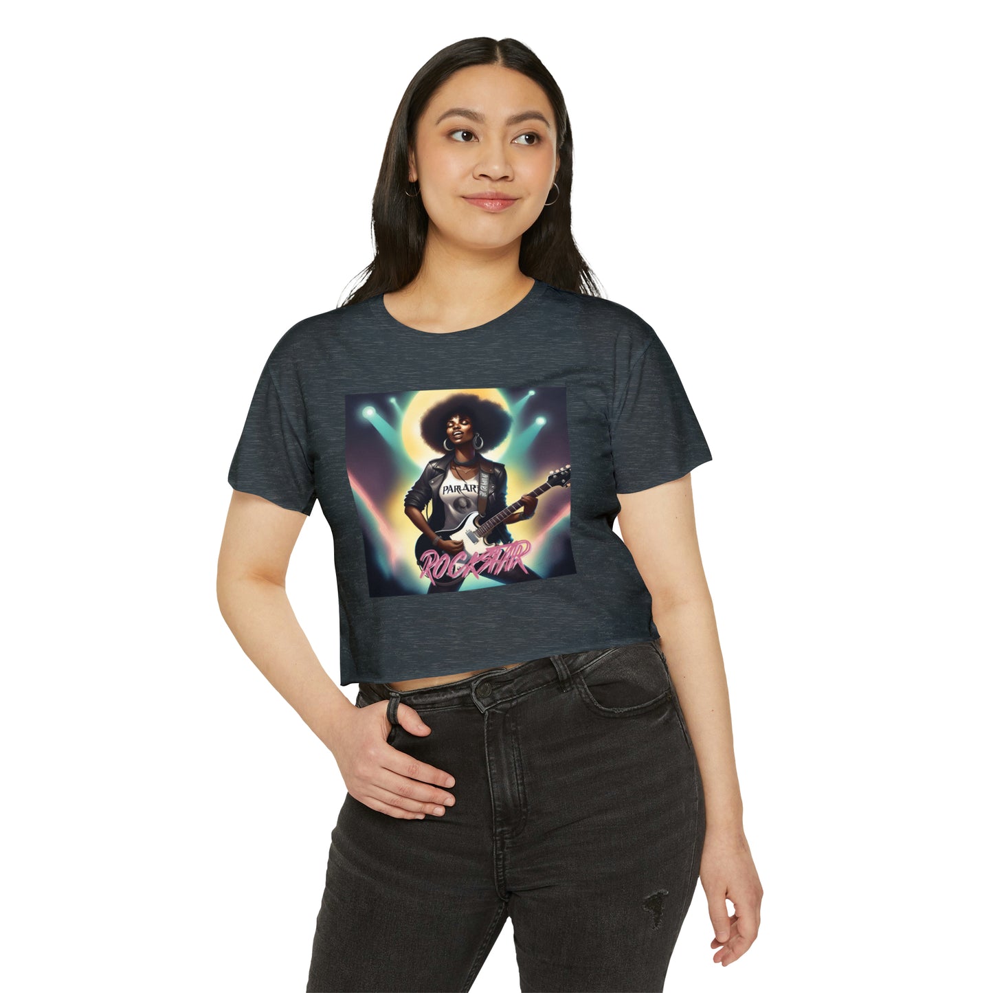 Rock Star Crop - T-Shirt