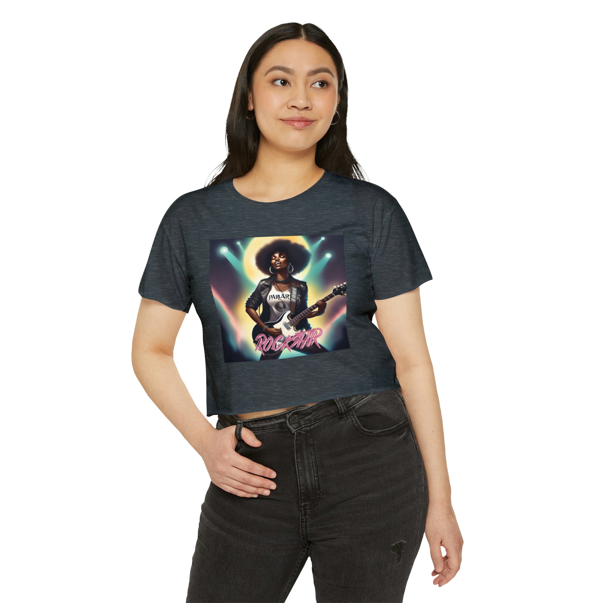 Rock Star Crop - T-Shirt