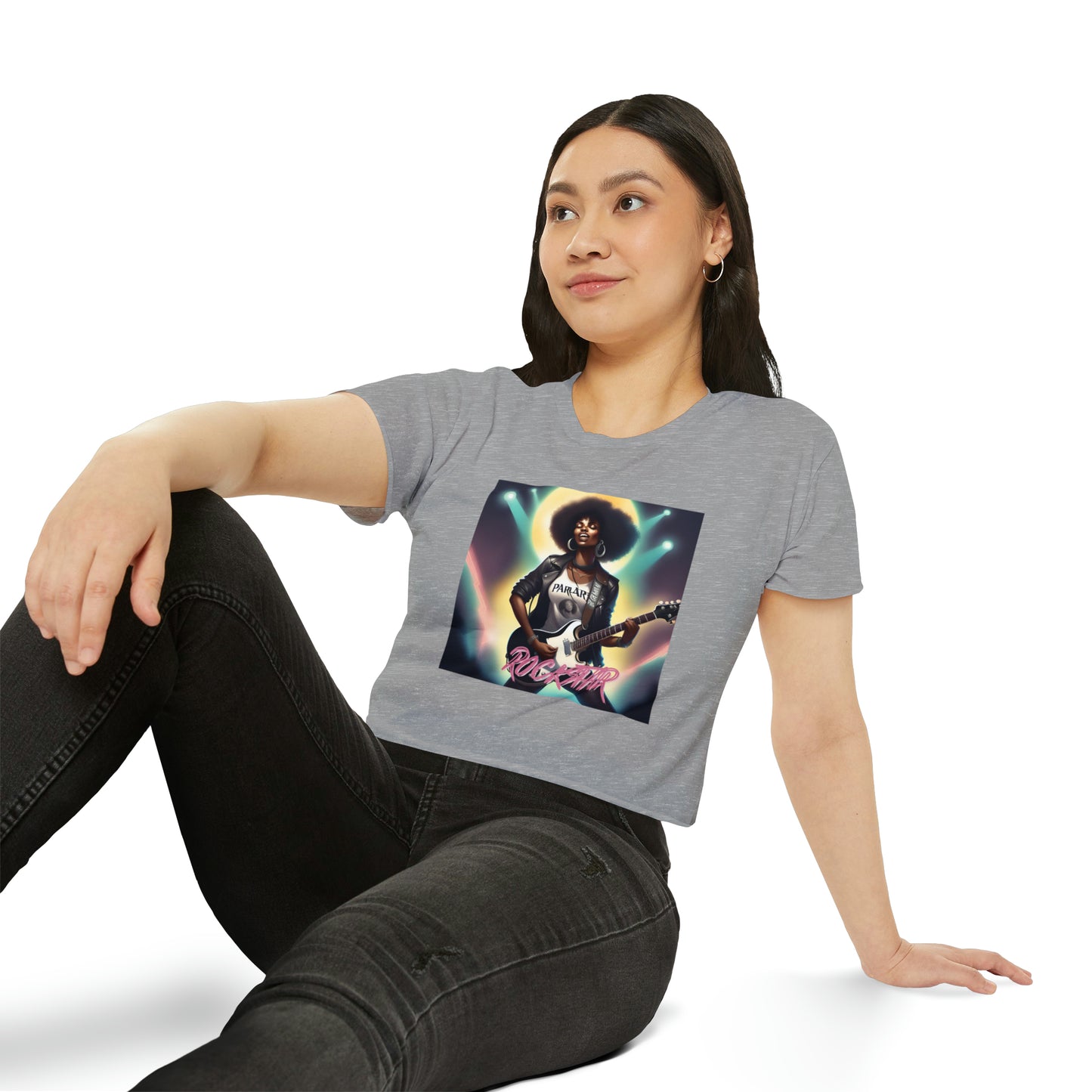 Rock Star Crop - T-Shirt