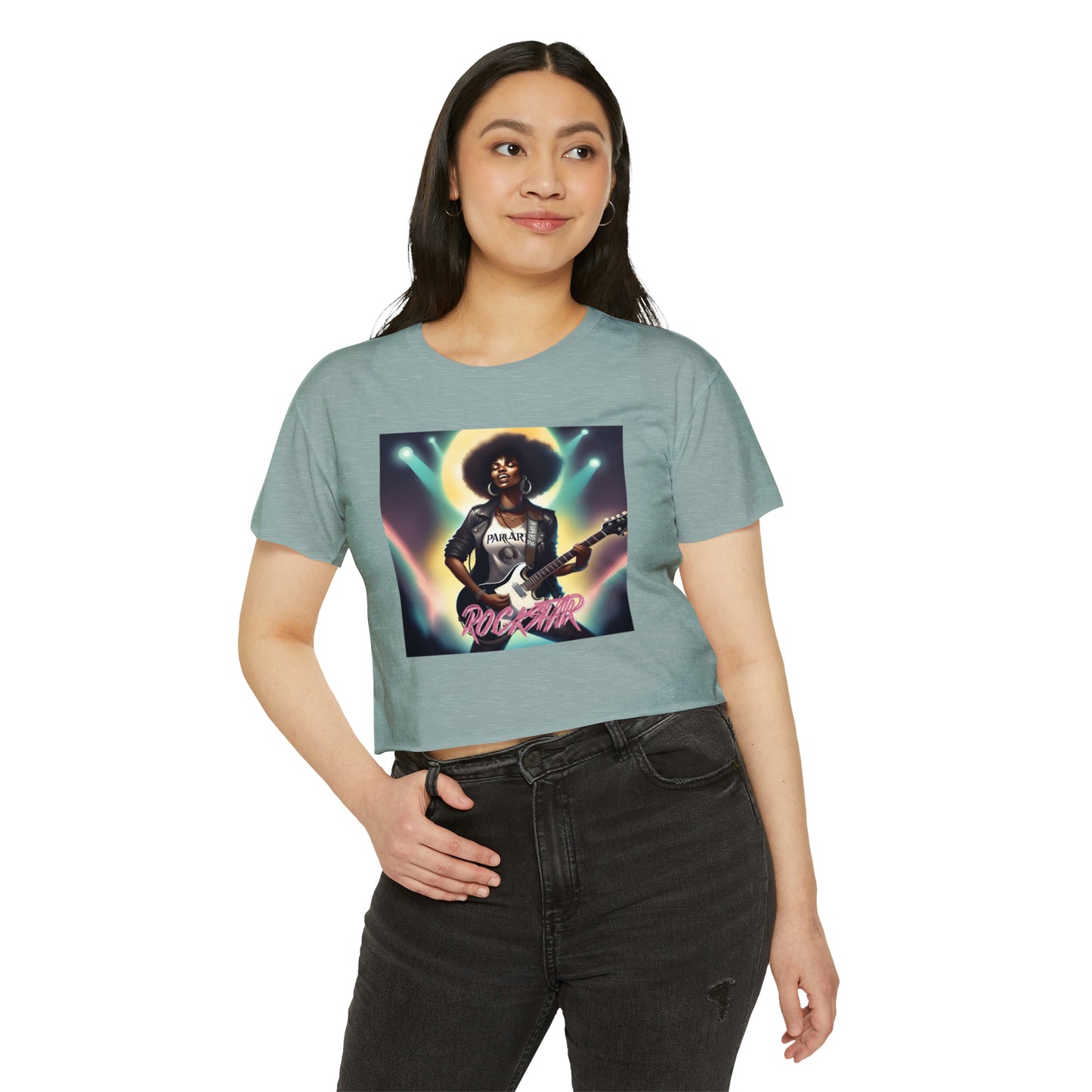 Rock Star Crop - T-Shirt