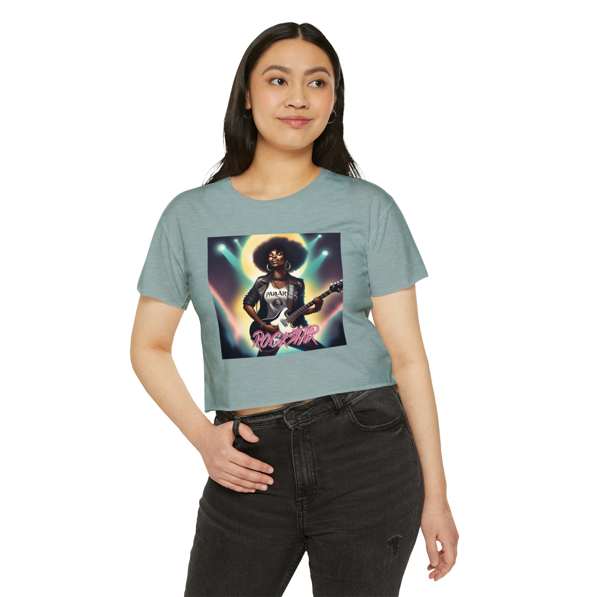 Rock Star Crop - T-Shirt