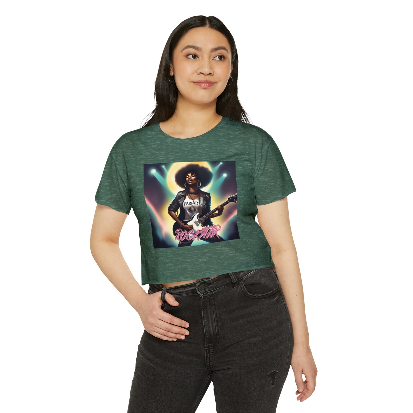 Rock Star Crop - T-Shirt