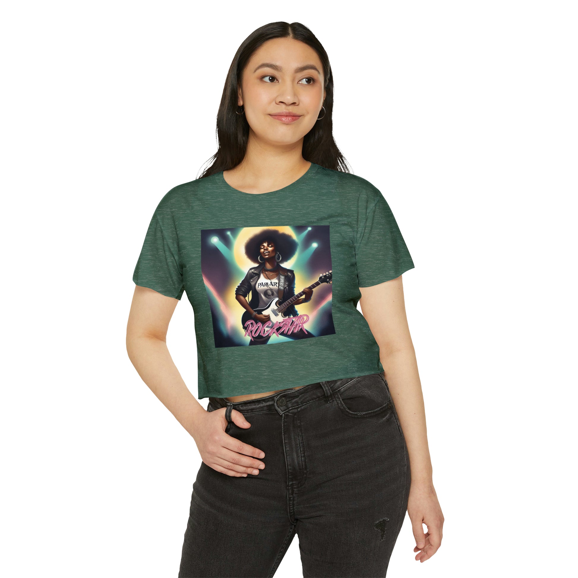Rock Star Crop - T-Shirt