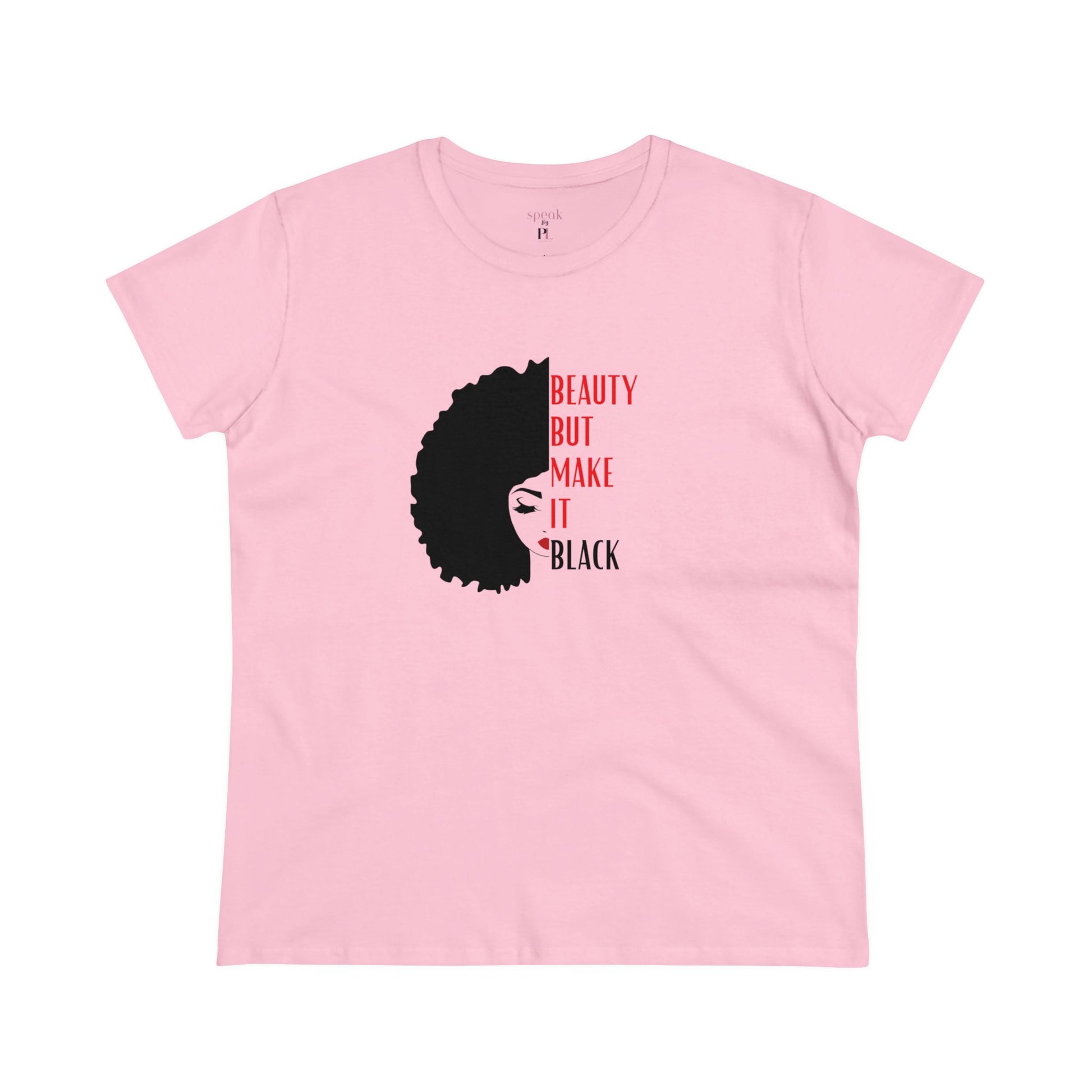 Parlare Beauty Tee - Light Pink / S - T-Shirt