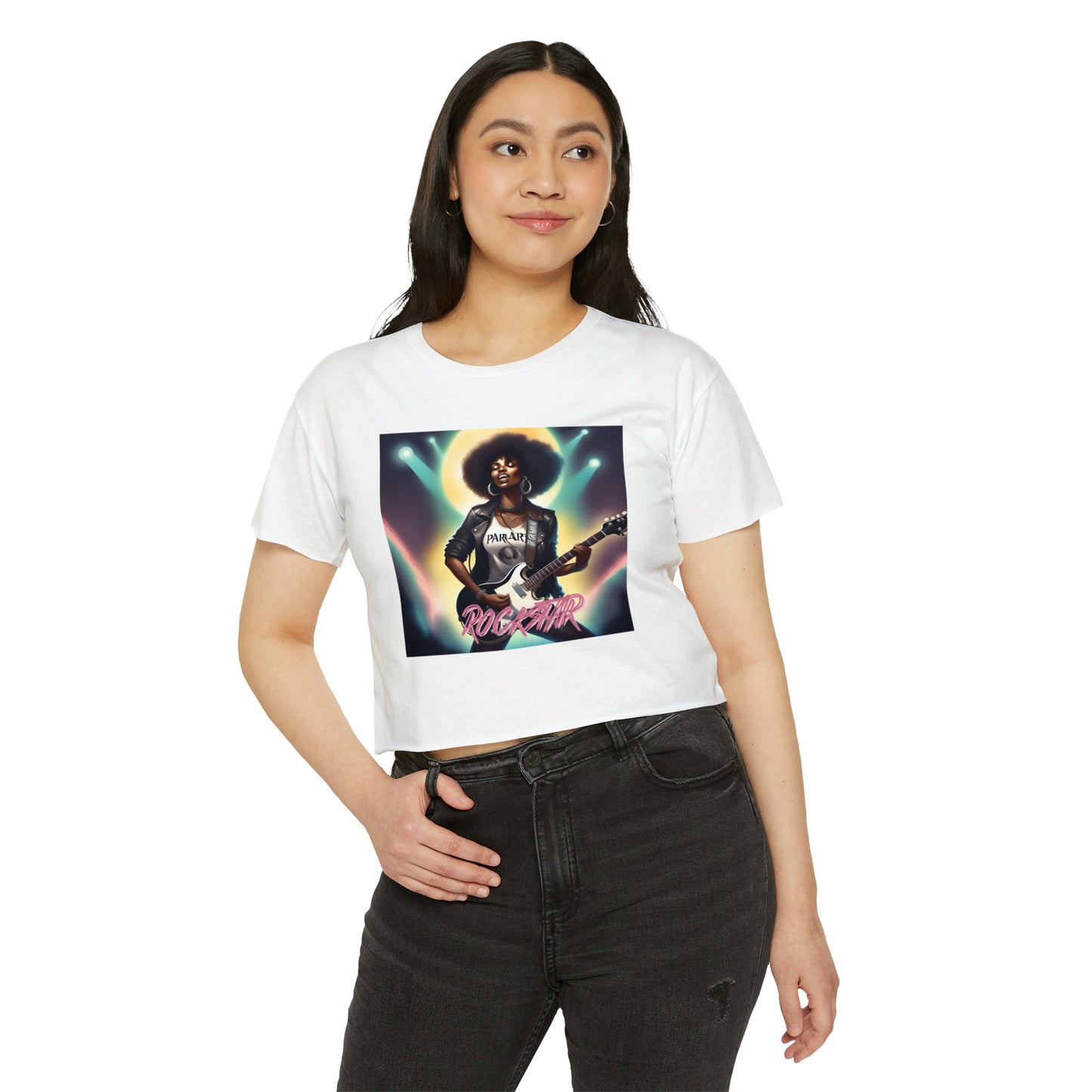Rock Star Crop - T-Shirt