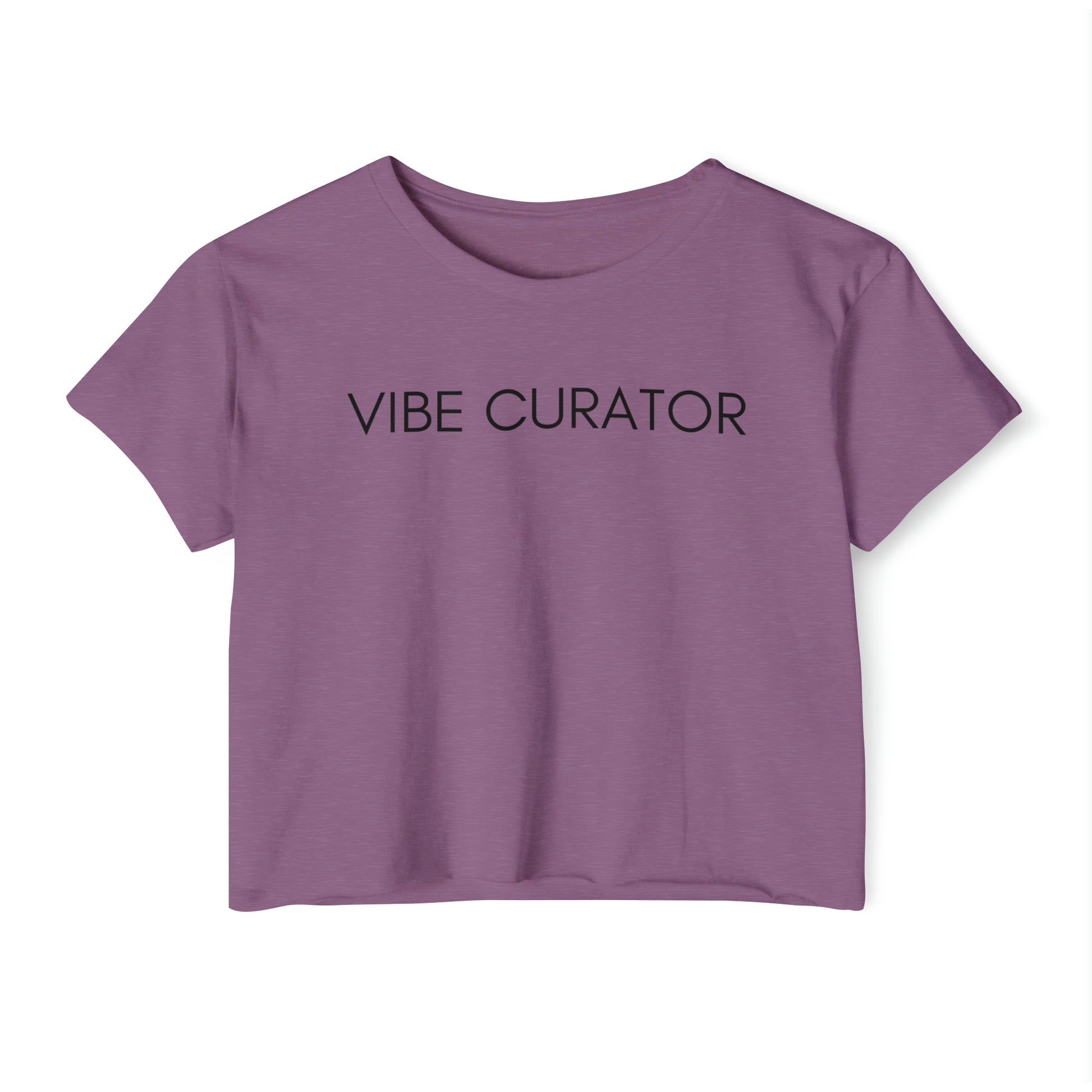 Vibe Curator Crop - Shiraz / XS - T-Shirt