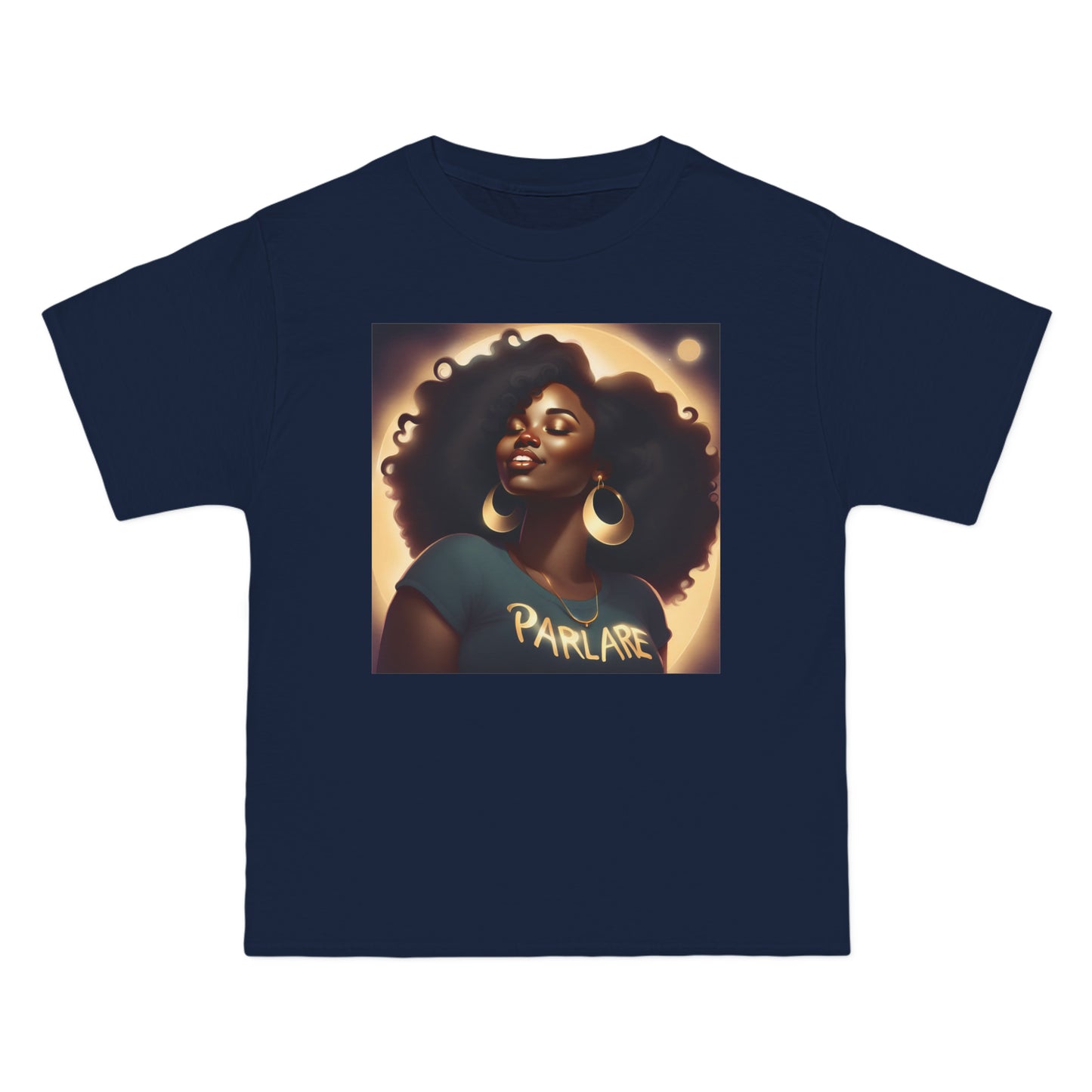 Pretty Girl Oversized Tee - Navy / S - T-Shirt