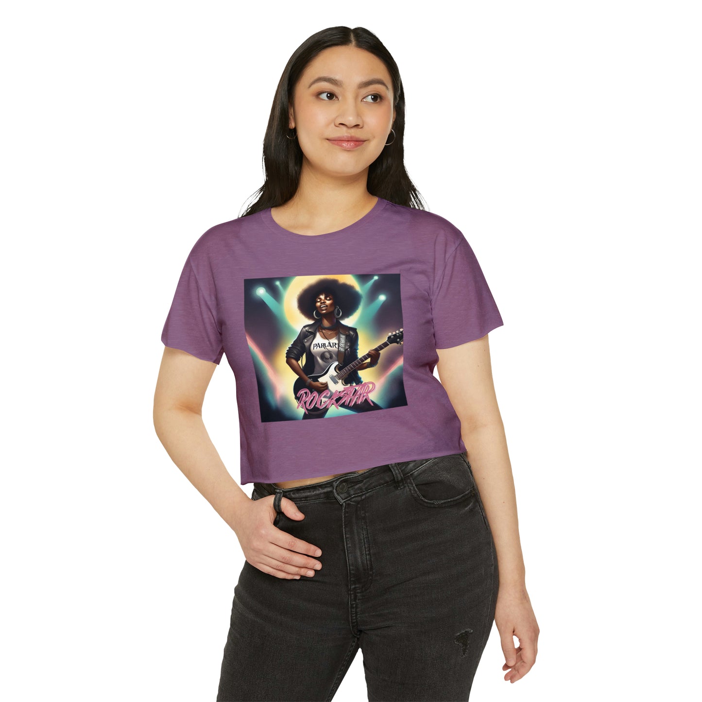 Rock Star Crop - T-Shirt