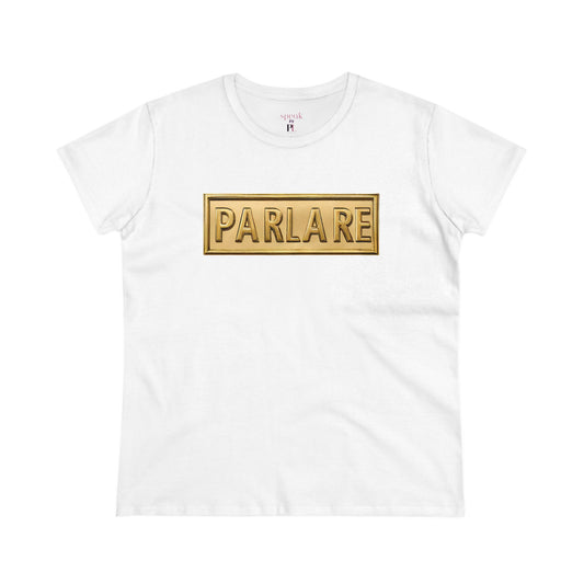 Parlare Plate Tee - White / S - T-Shirt