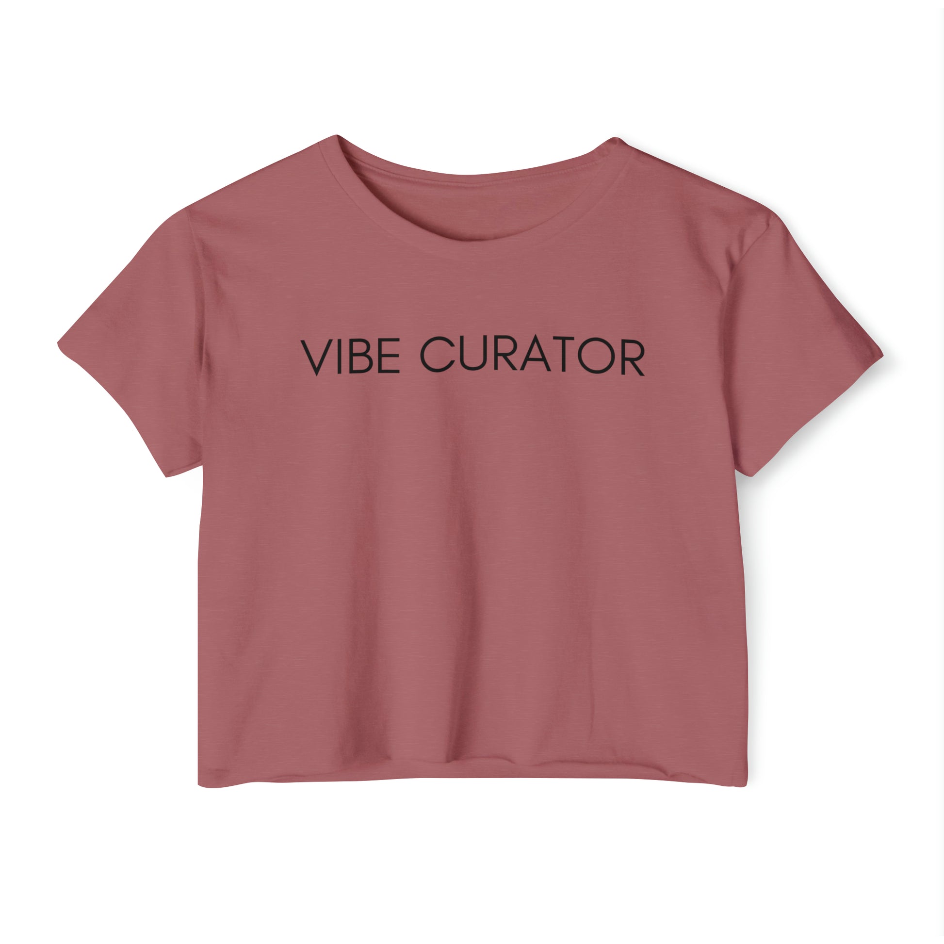 Vibe Curator Crop - Smoked Paprika / XS - T-Shirt
