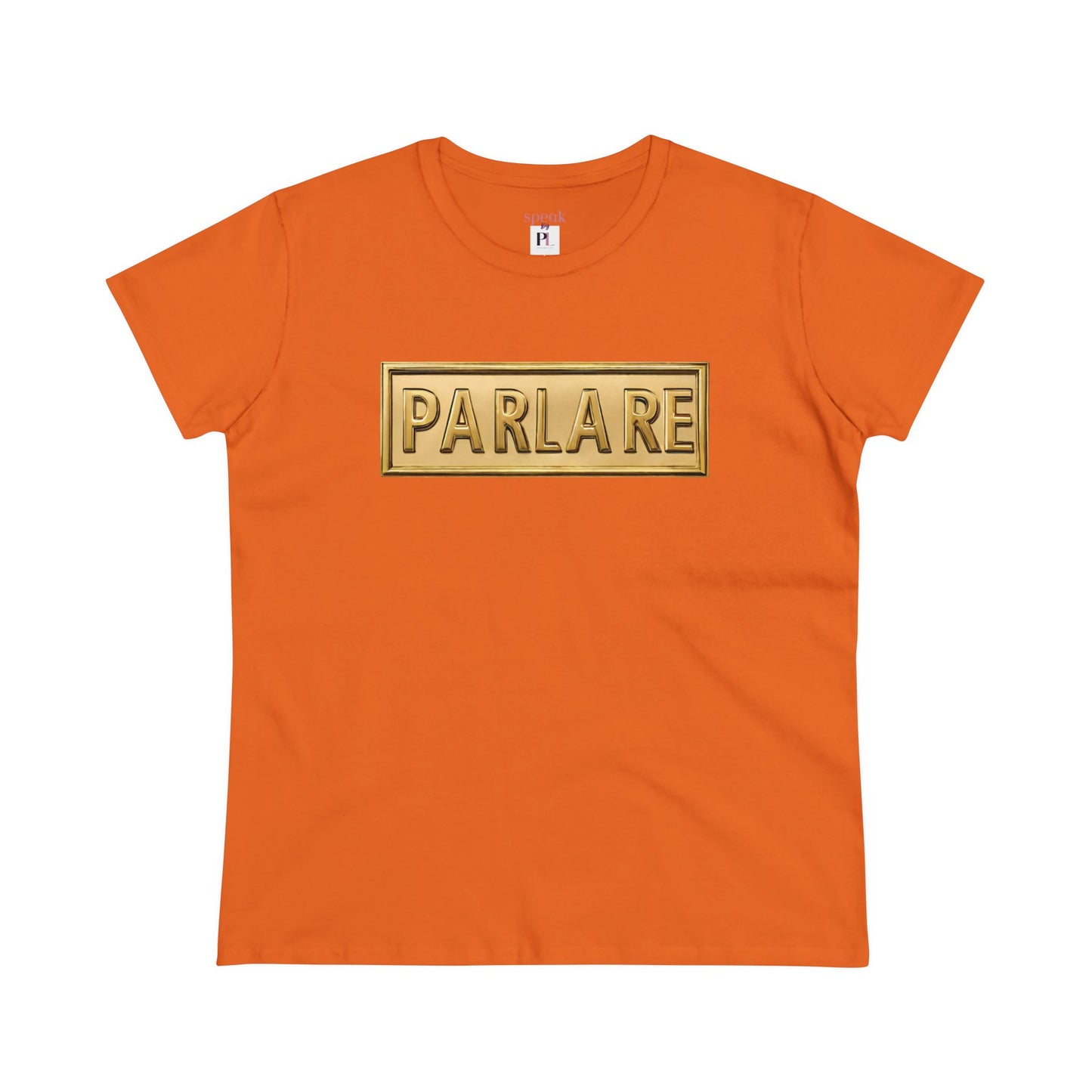 Parlare Plate Tee - Orange / S - T-Shirt