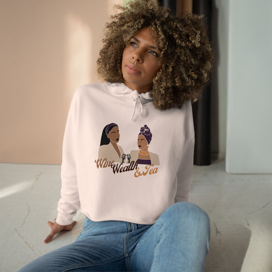 WWT Crop Hoodie - Pale Pink / XS - Hoodie