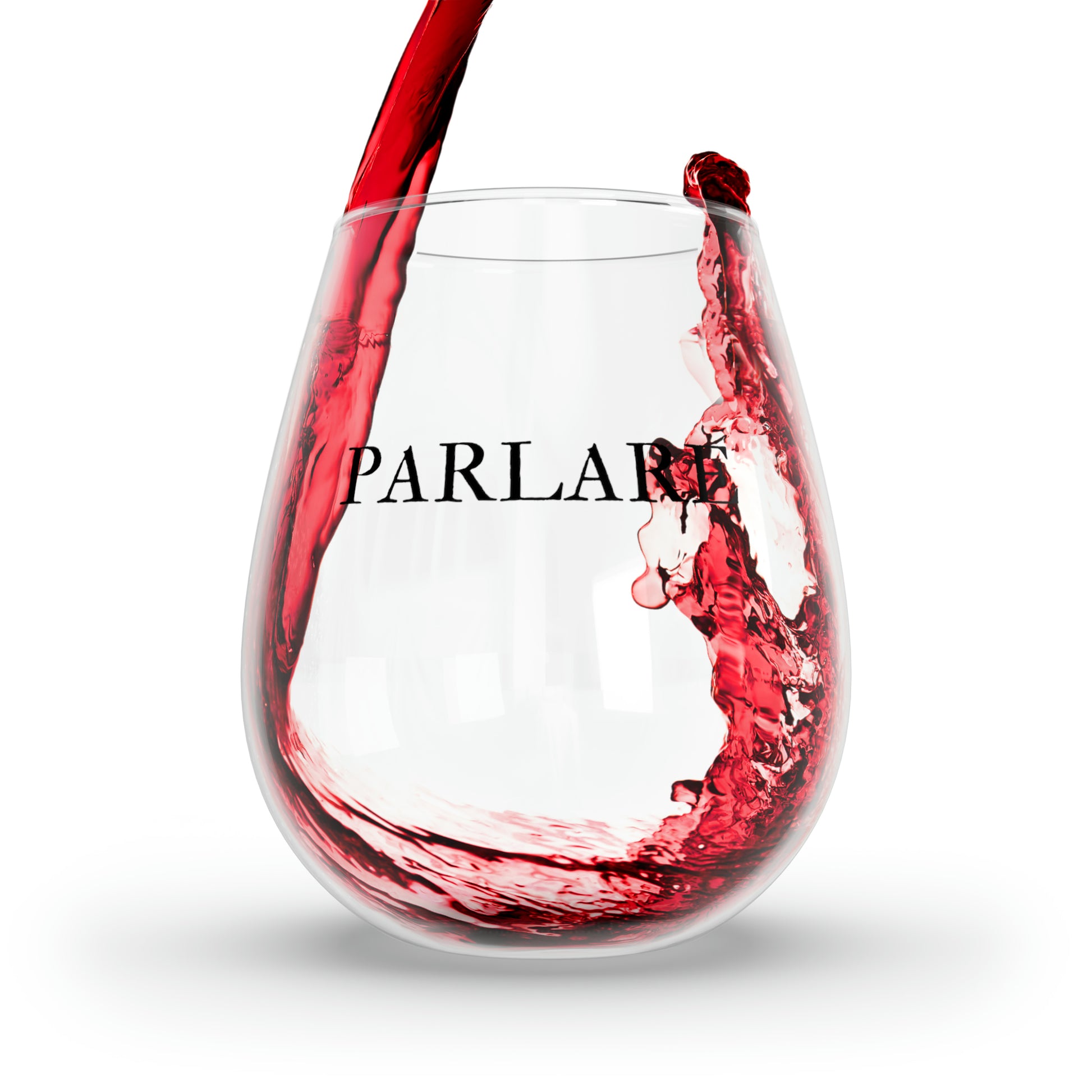 Parlare Black Wine Glass 11.75oz - 11.75oz - Mug