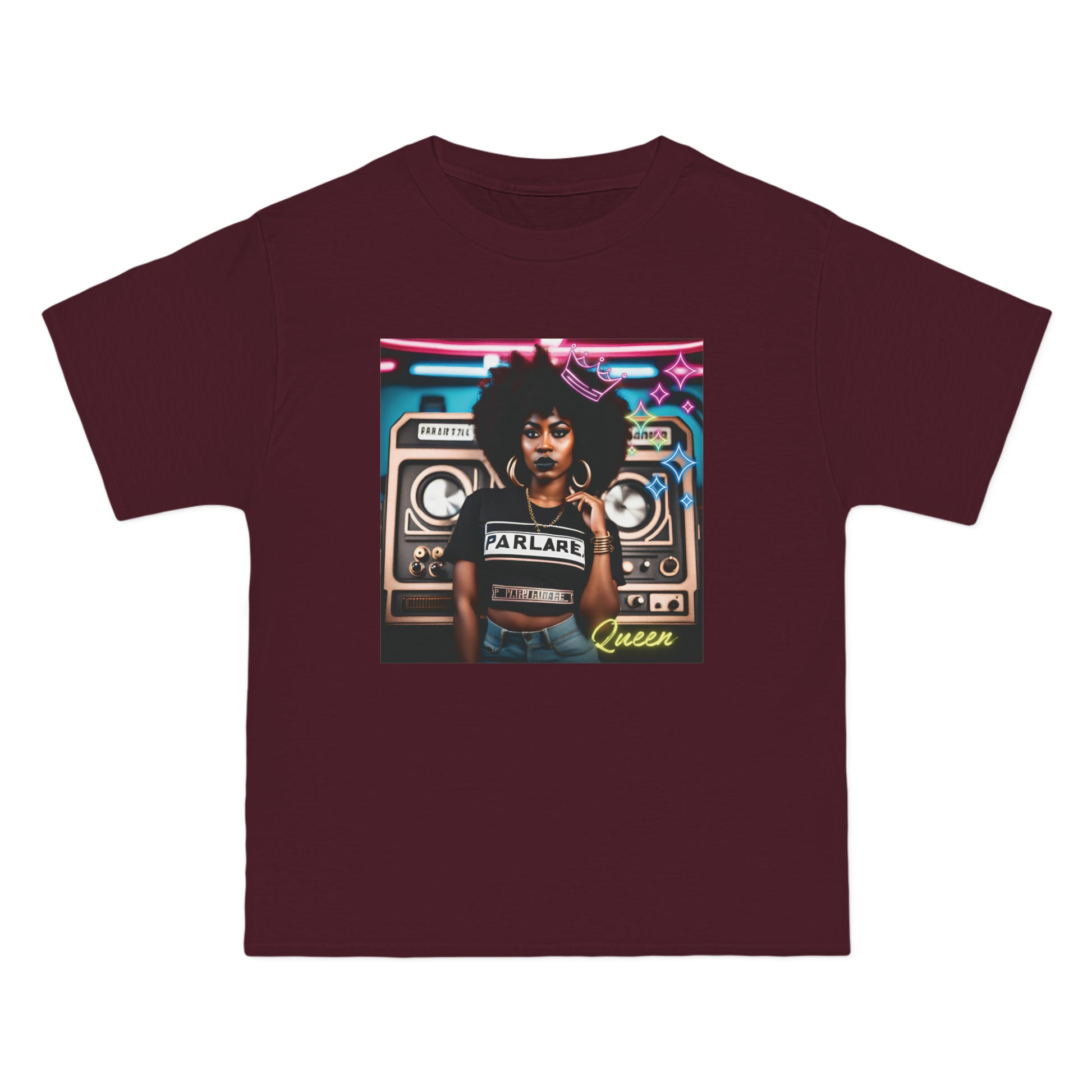 Queen Oversized Tee - Cardinal / S - T-Shirt