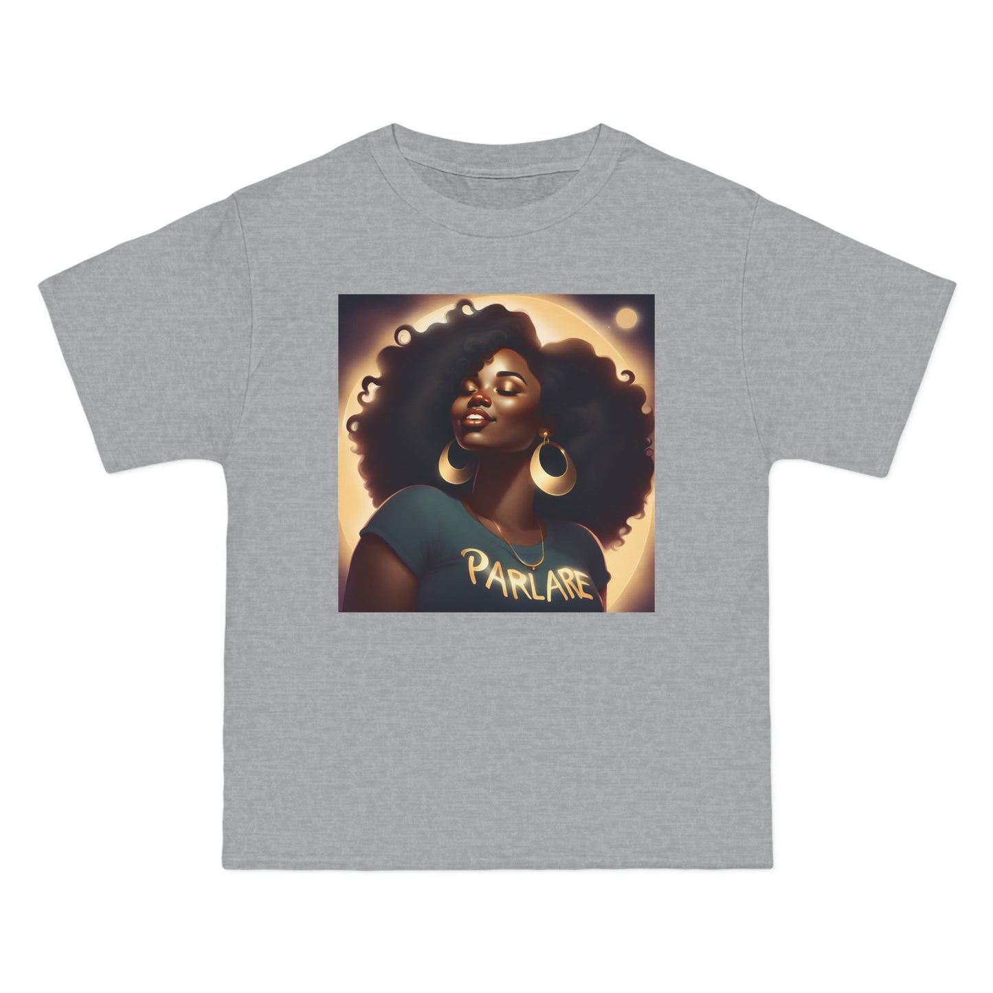 Pretty Girl Oversized Tee - Light Steel / S - T-Shirt