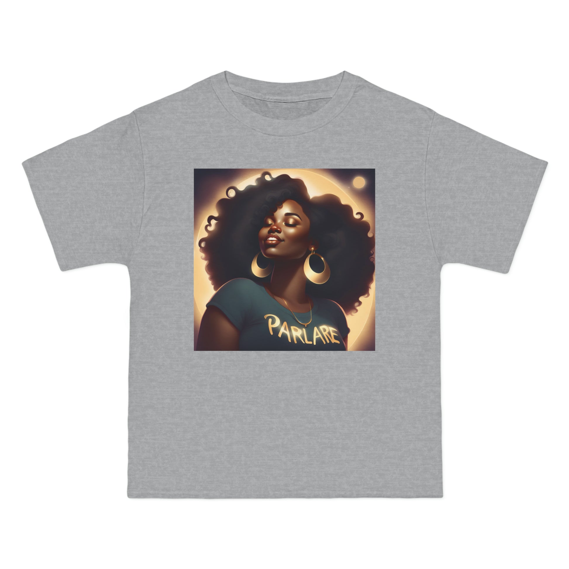 Pretty Girl Oversized Tee - Light Steel / S - T-Shirt