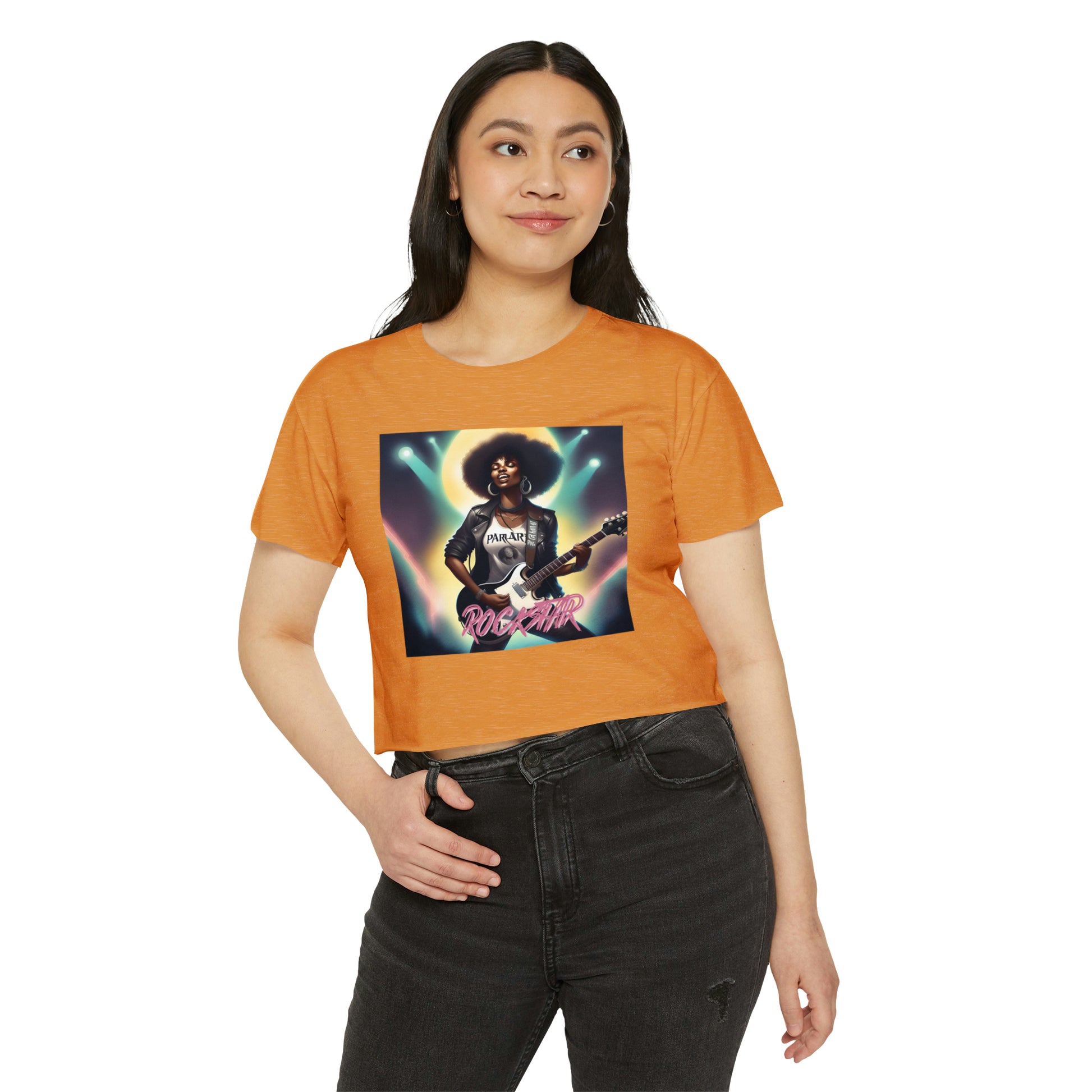 Rock Star Crop - T-Shirt