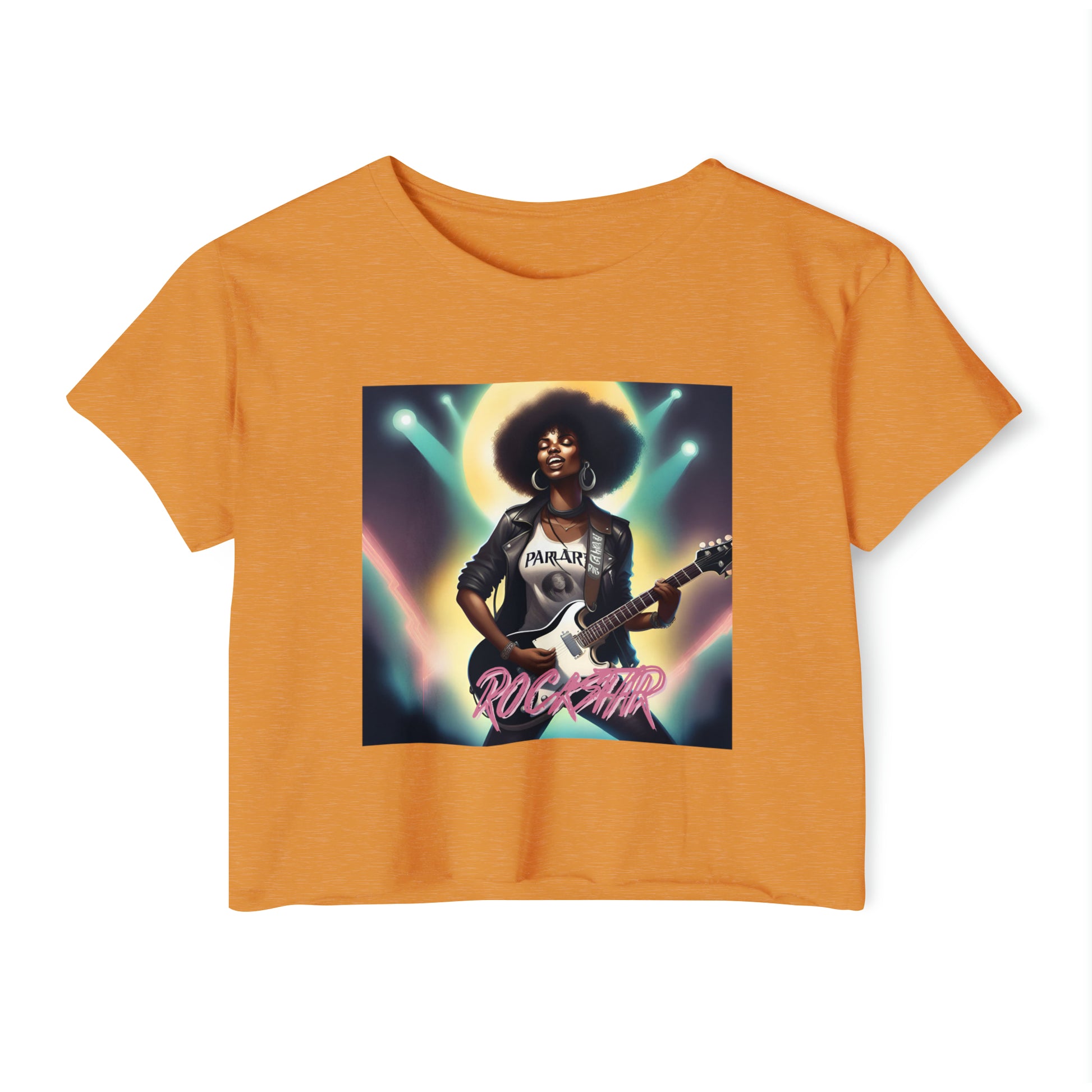 Rock Star Crop - Antique Gold / XS - T-Shirt