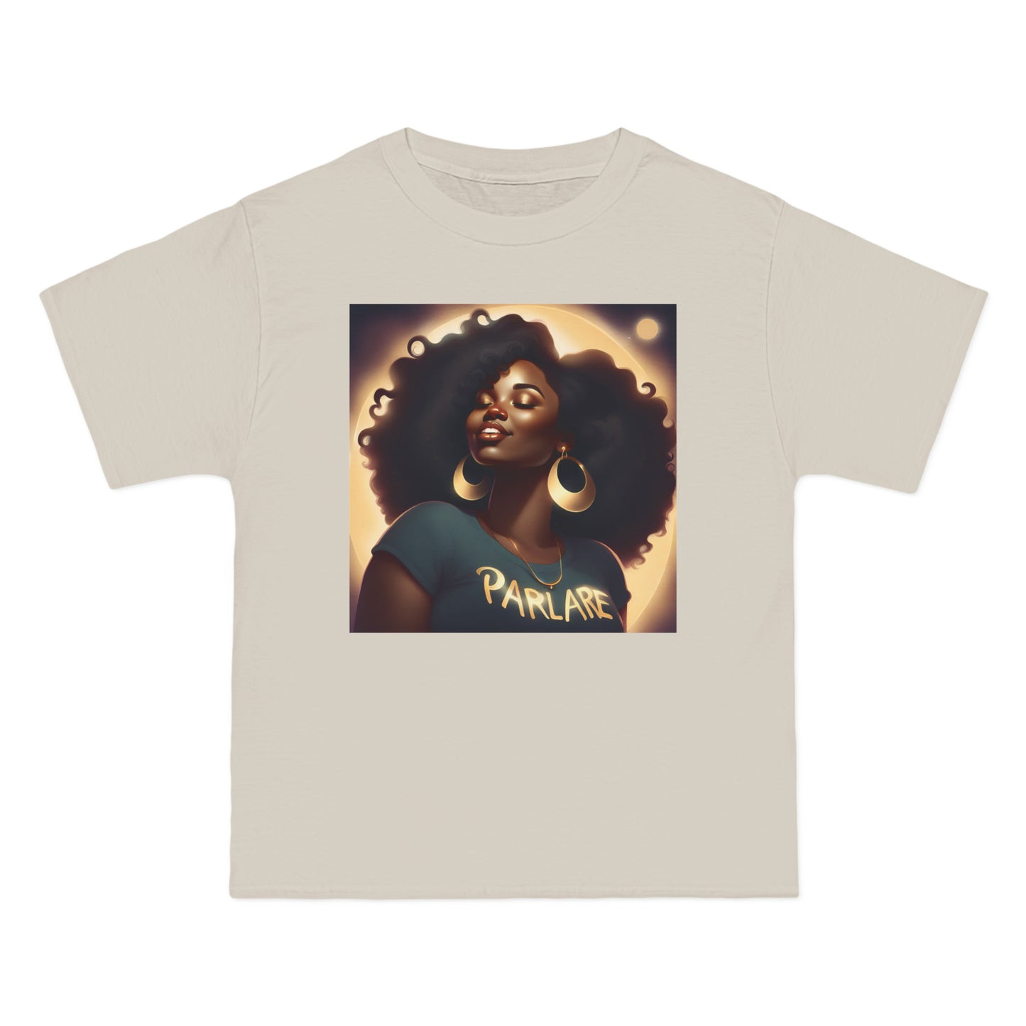 Pretty Girl Oversized Tee - Sand / S - T-Shirt