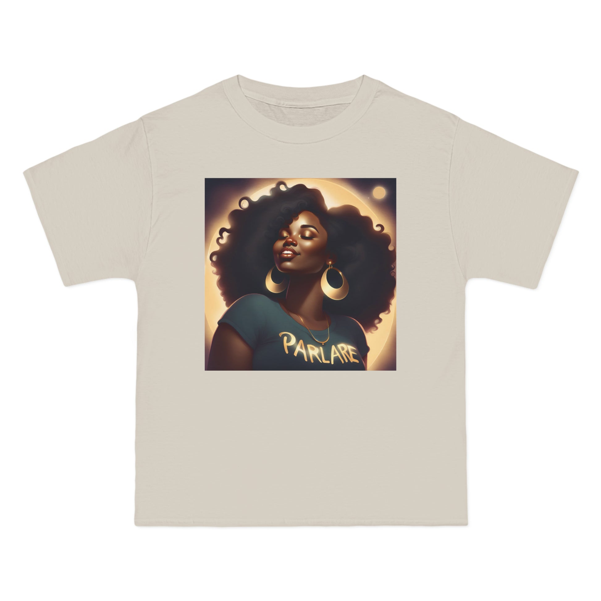 Pretty Girl Oversized Tee - Sand / S - T-Shirt