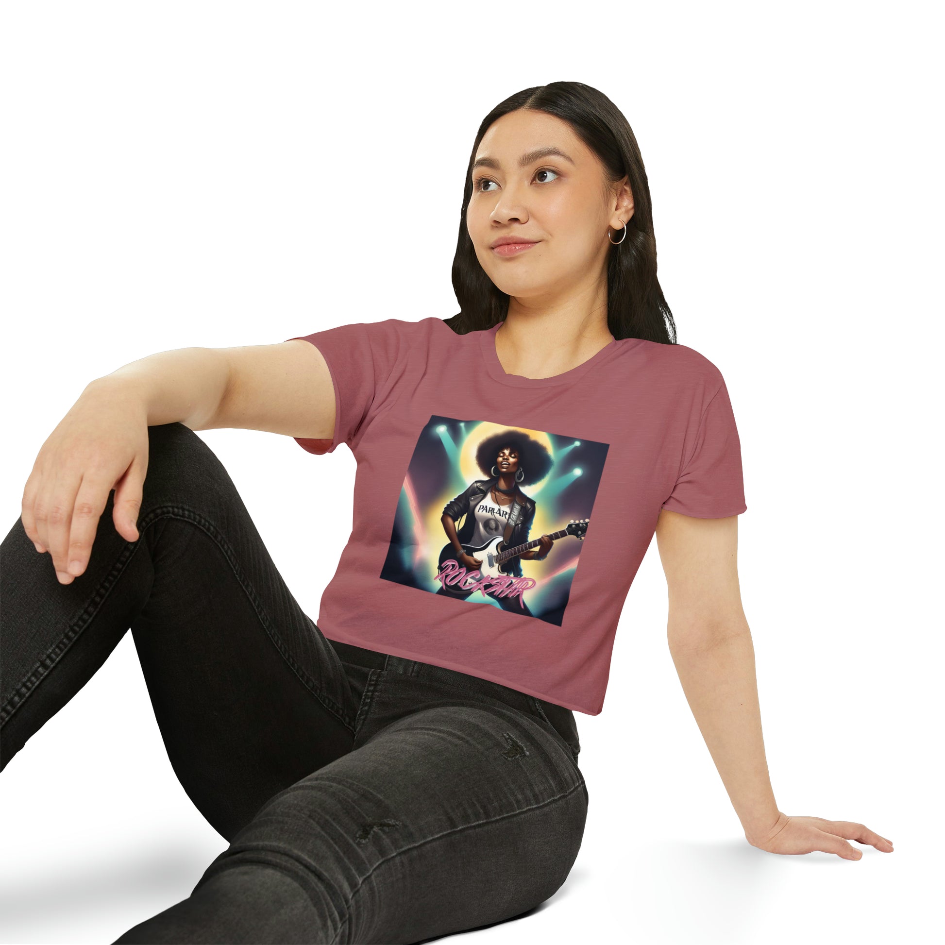 Rock Star Crop - T-Shirt