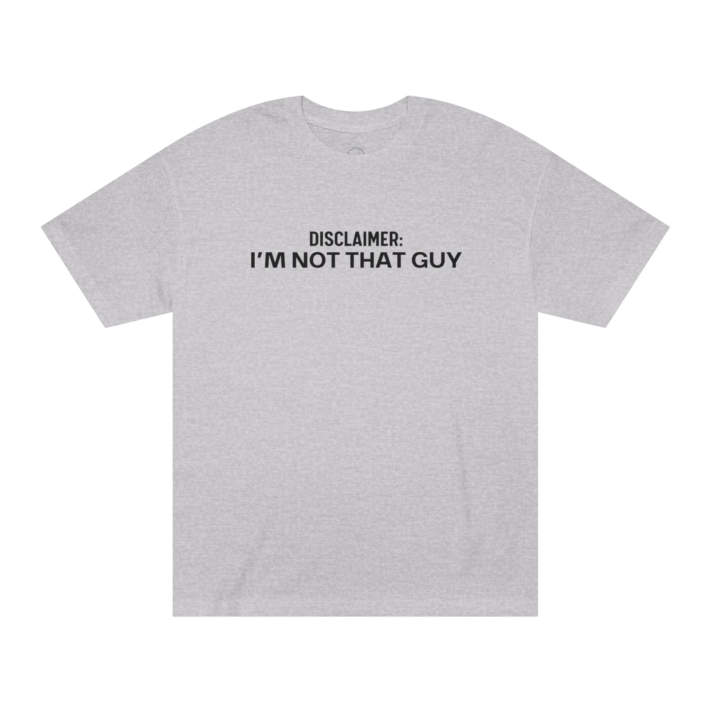 Disclaimer Tee - Athletic Heather / S - T-Shirt