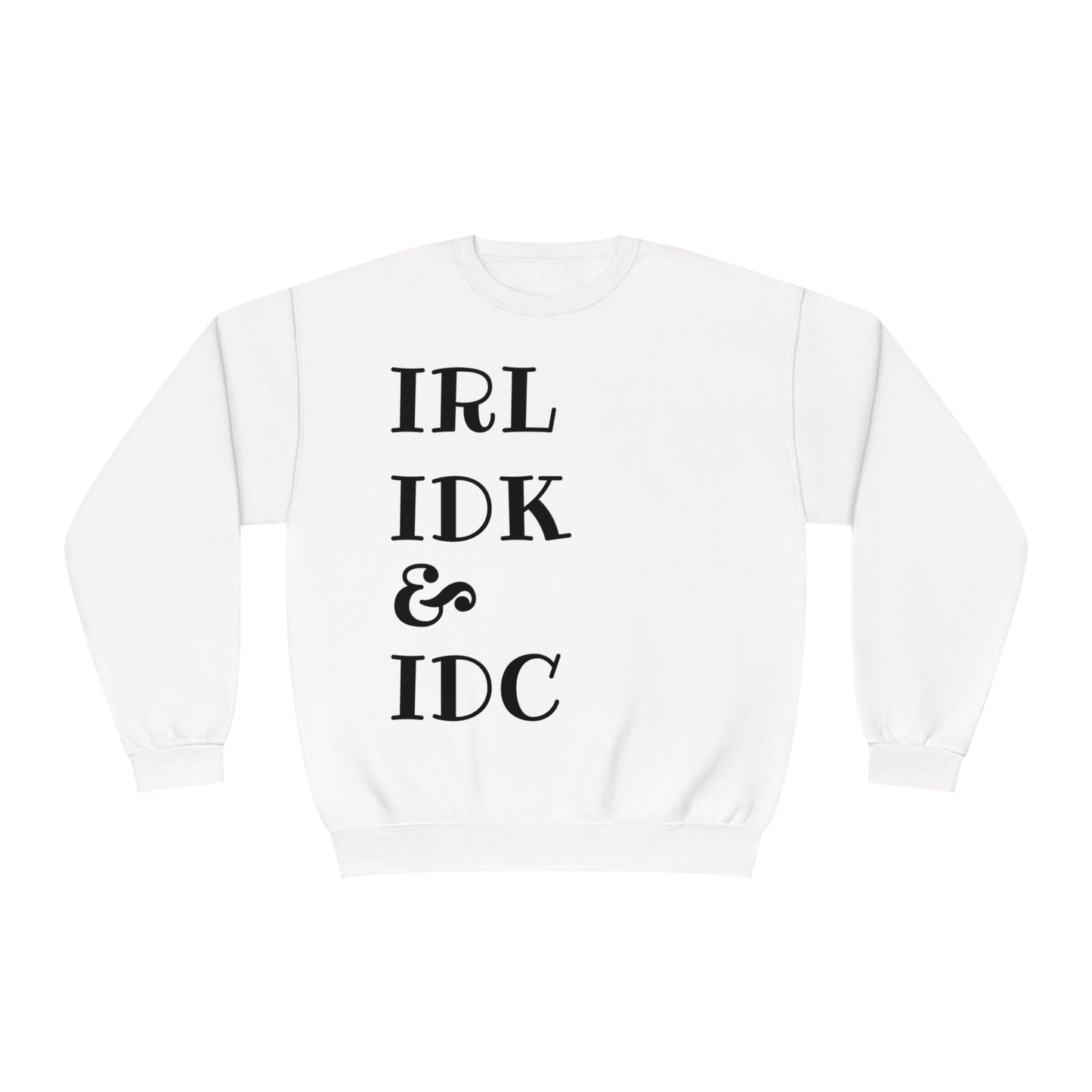 In Real Life Sweatshirt - White / 2XL - Sweatshirt