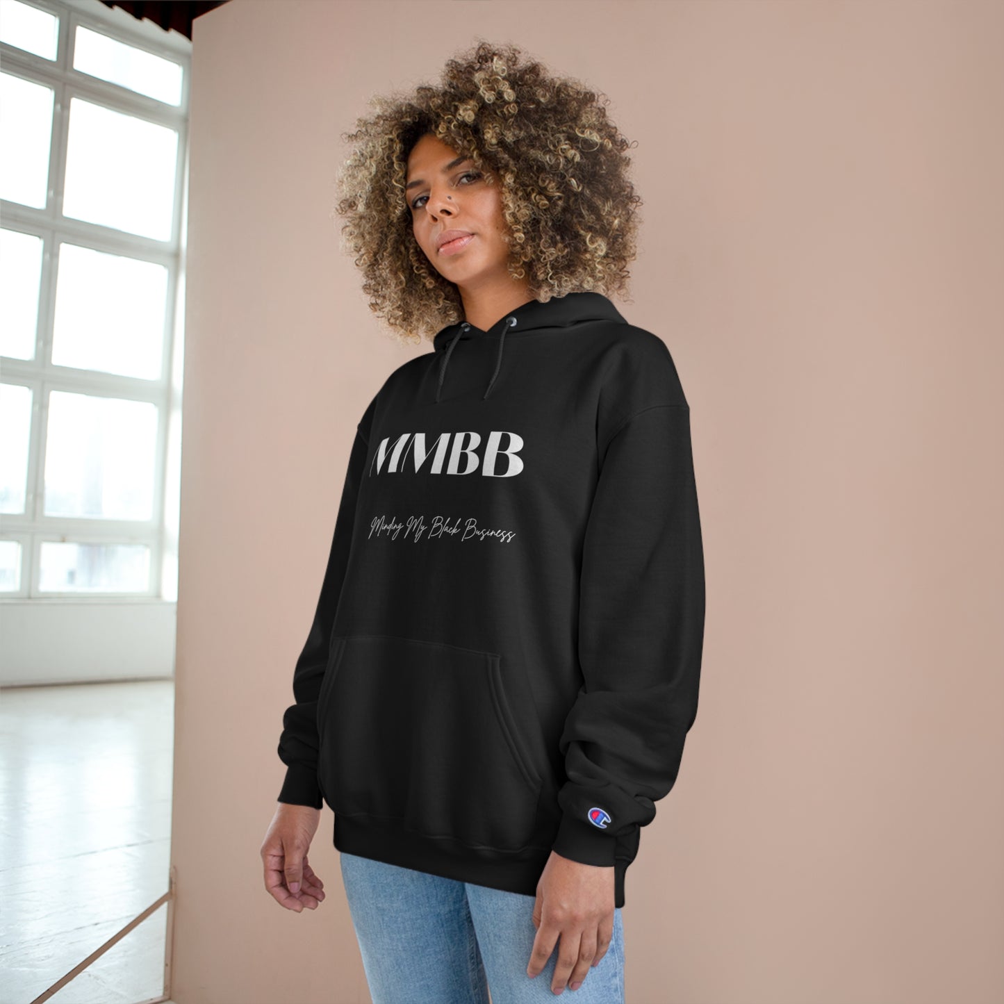 BLACK BUSINESS Champion Hoodie