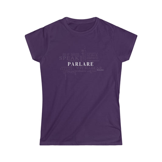 Parlare Tee - Purple / S - T-Shirt