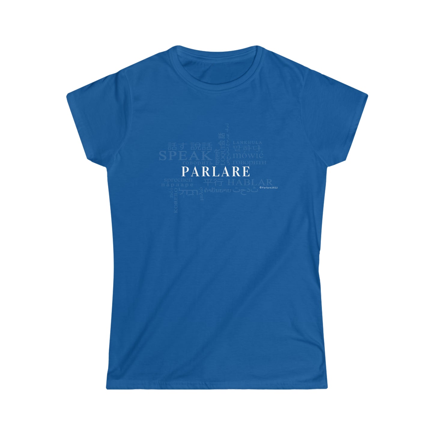 Parlare Tee - Royal / S - T-Shirt