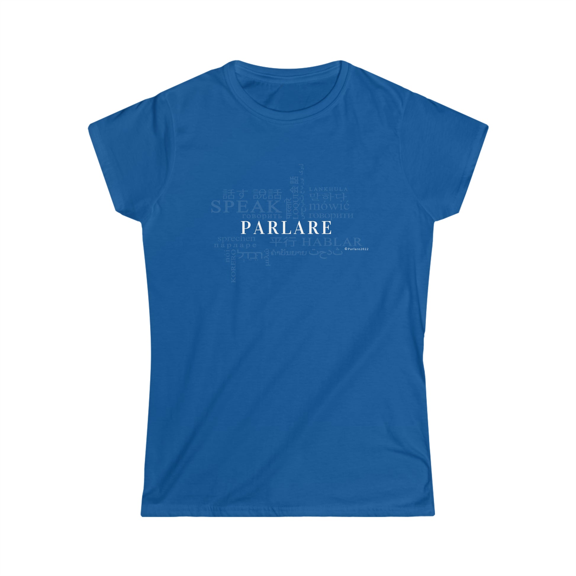 Parlare Tee - Royal / S - T-Shirt
