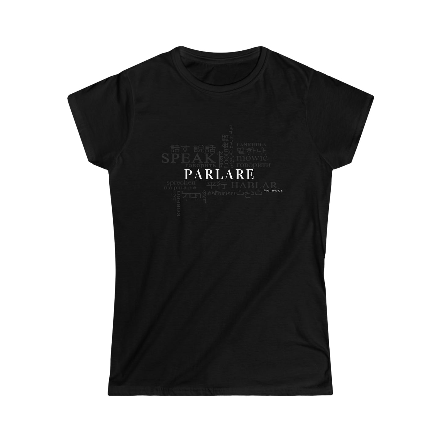 Parlare Tee - Black / S - T-Shirt