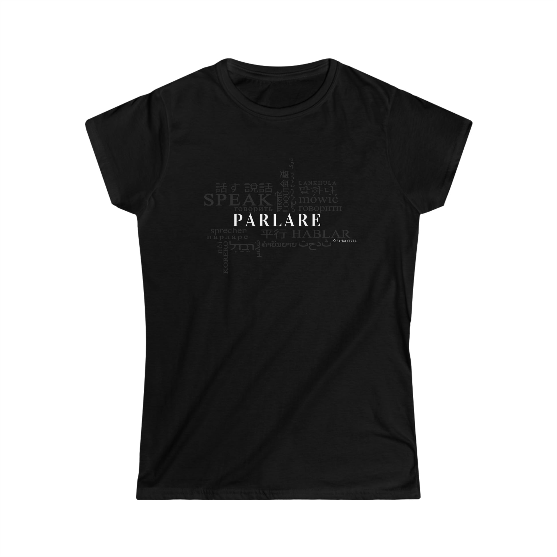 Parlare Tee - Black / S - T-Shirt
