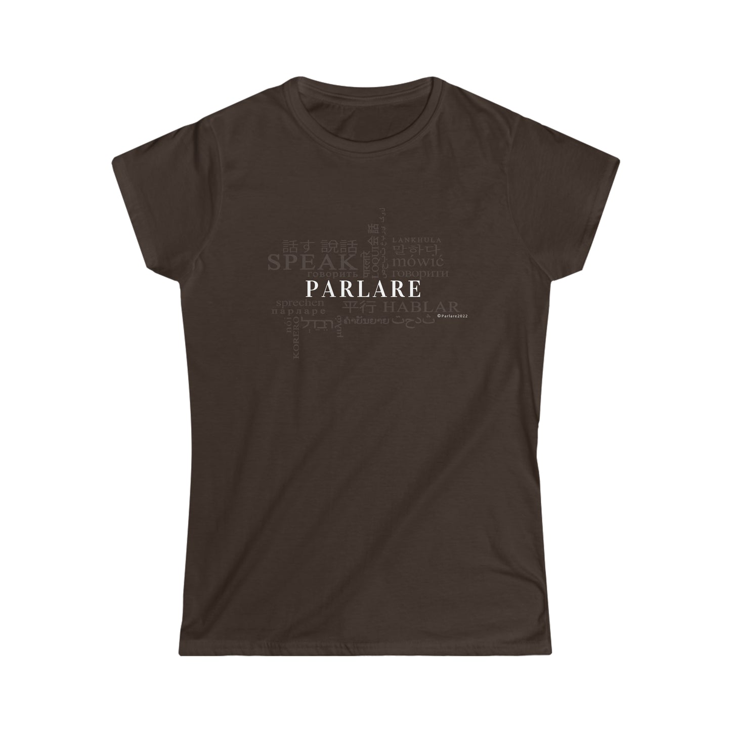 Parlare Tee - Dark Chocolate / M - T-Shirt