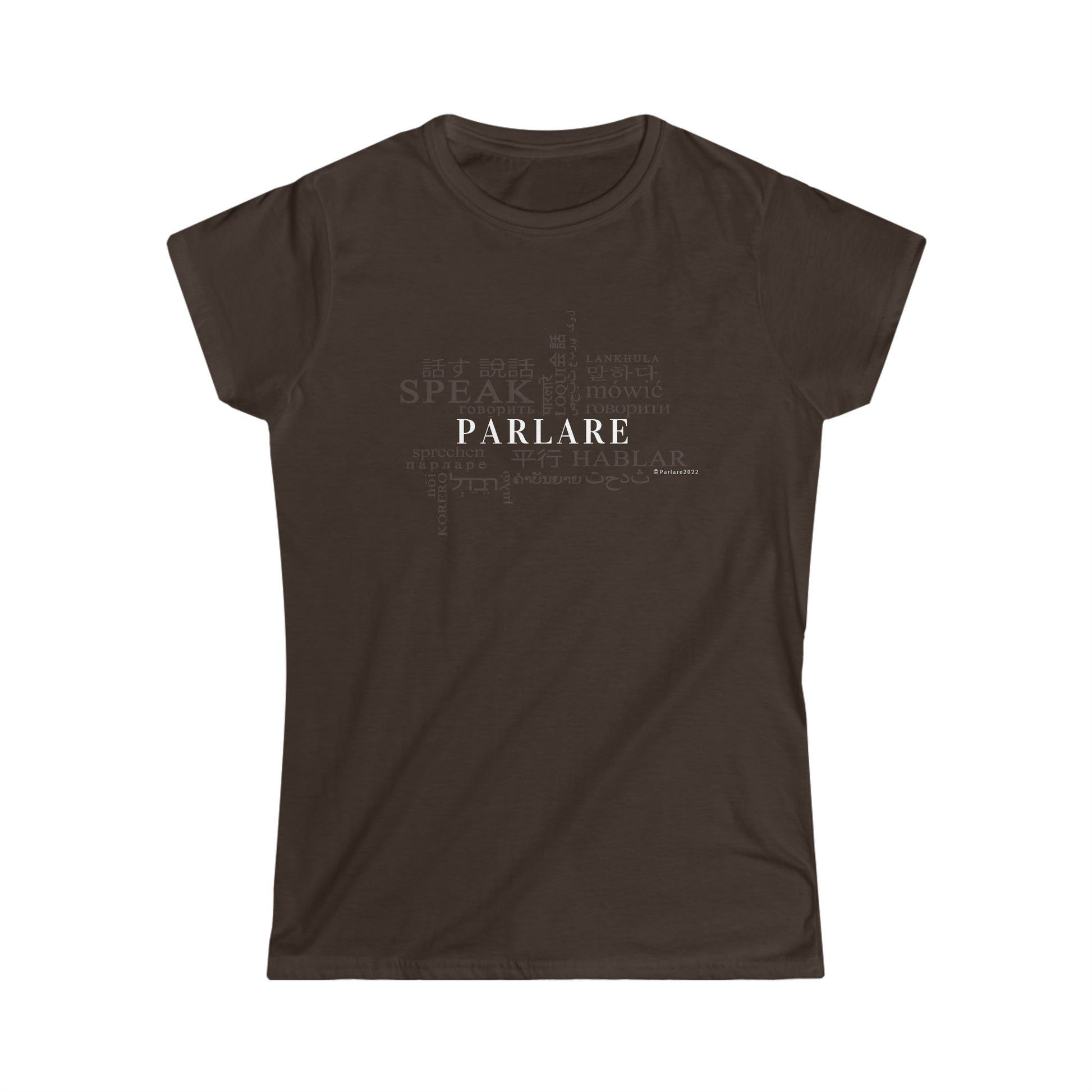Parlare Tee - Dark Chocolate / M - T-Shirt