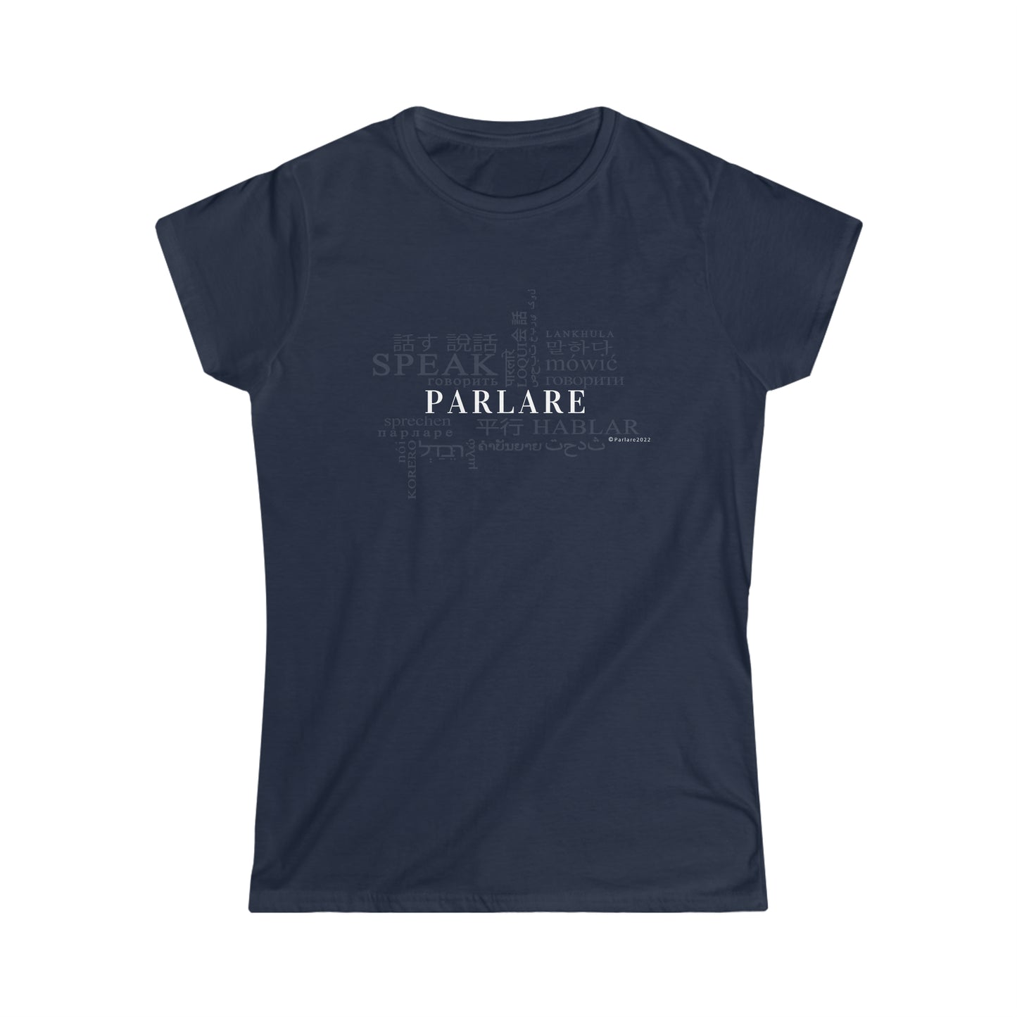 Parlare Tee - Navy / S - T-Shirt