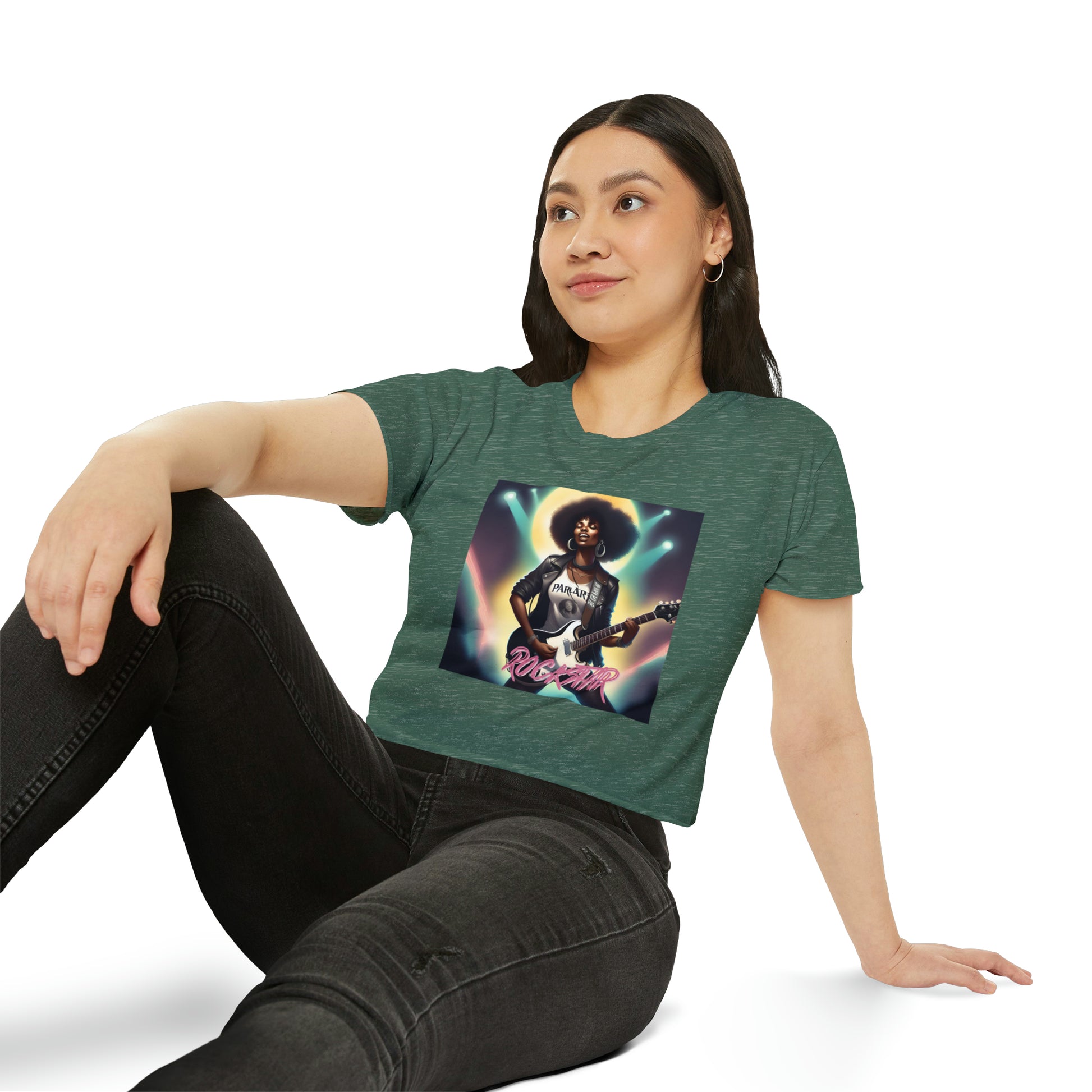 Rock Star Crop - T-Shirt