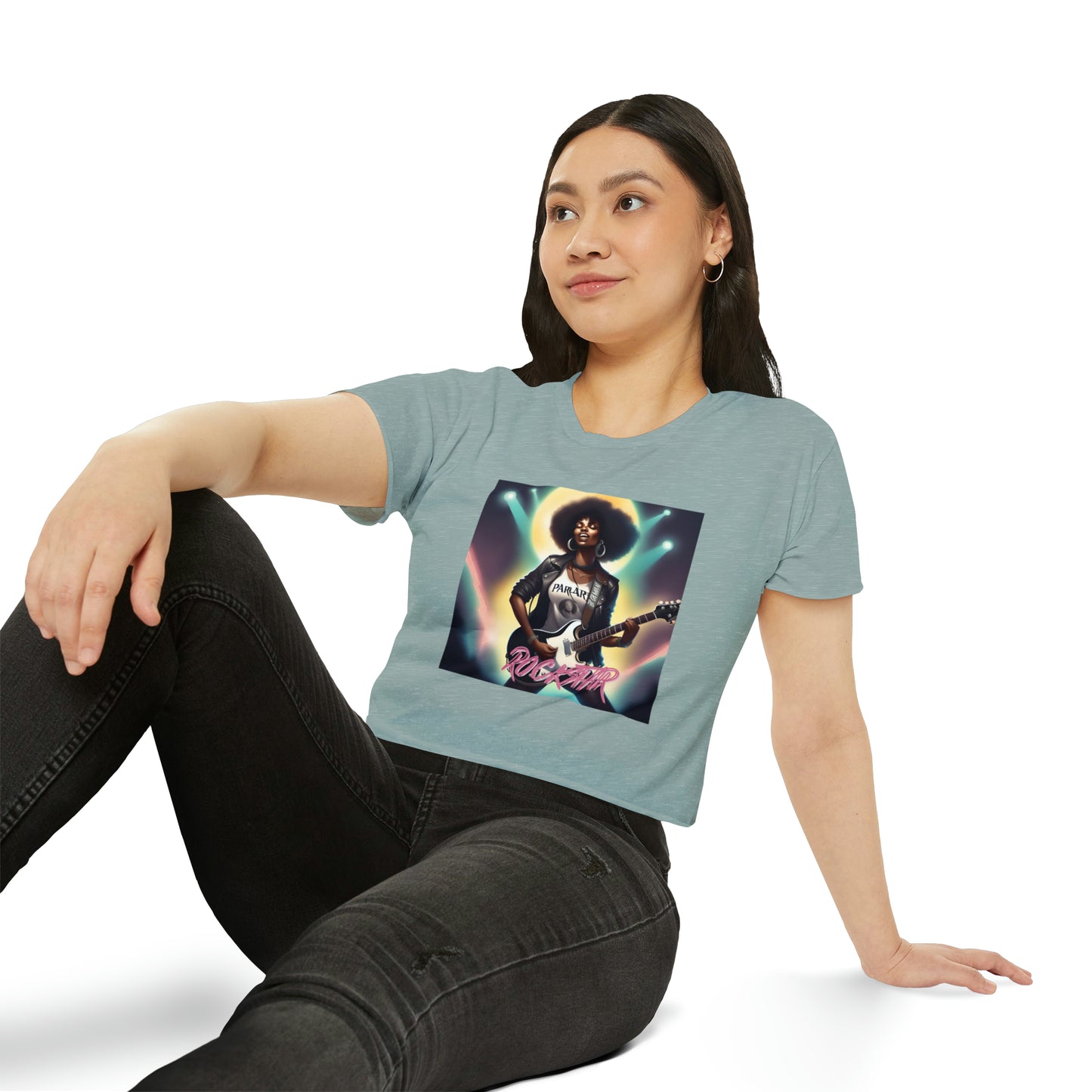 Rock Star Crop - T-Shirt