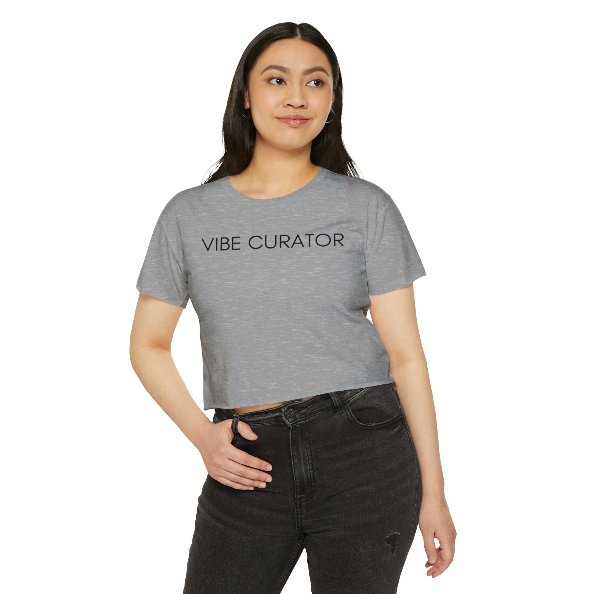 Vibe Curator Crop - T-Shirt