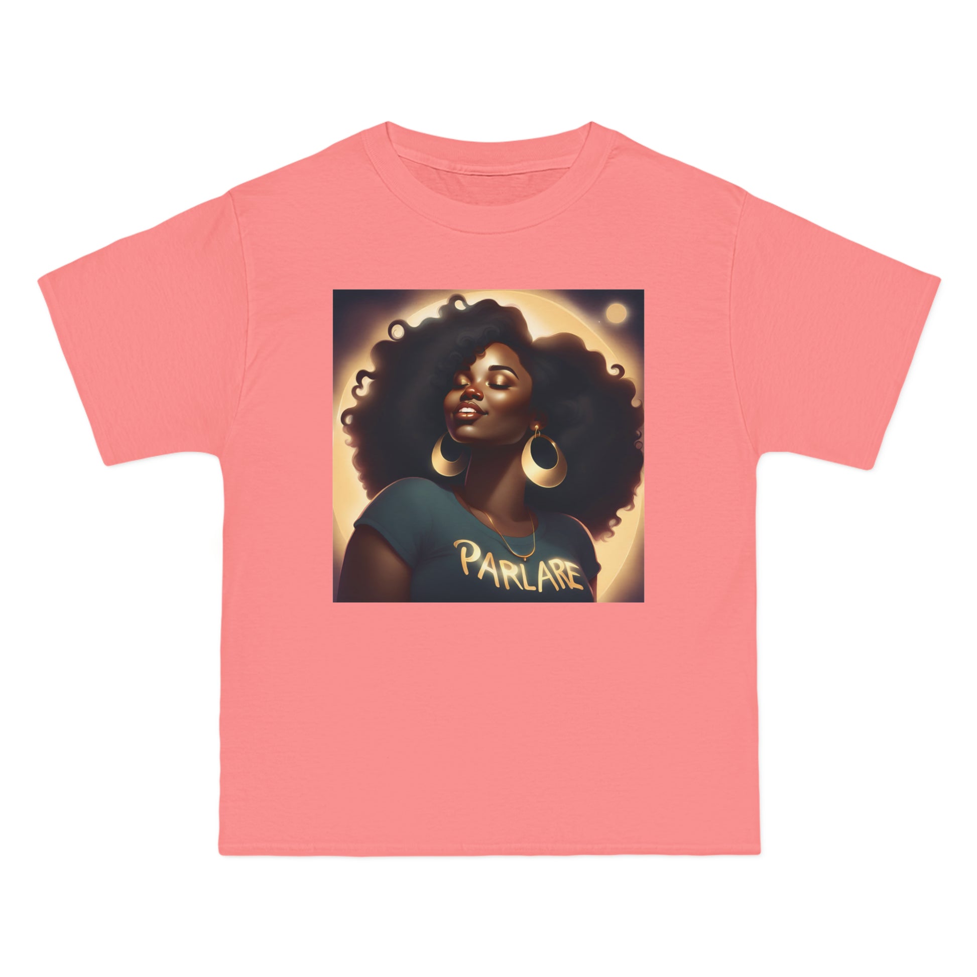 Pretty Girl Oversized Tee - Charisma Coral / S - T-Shirt
