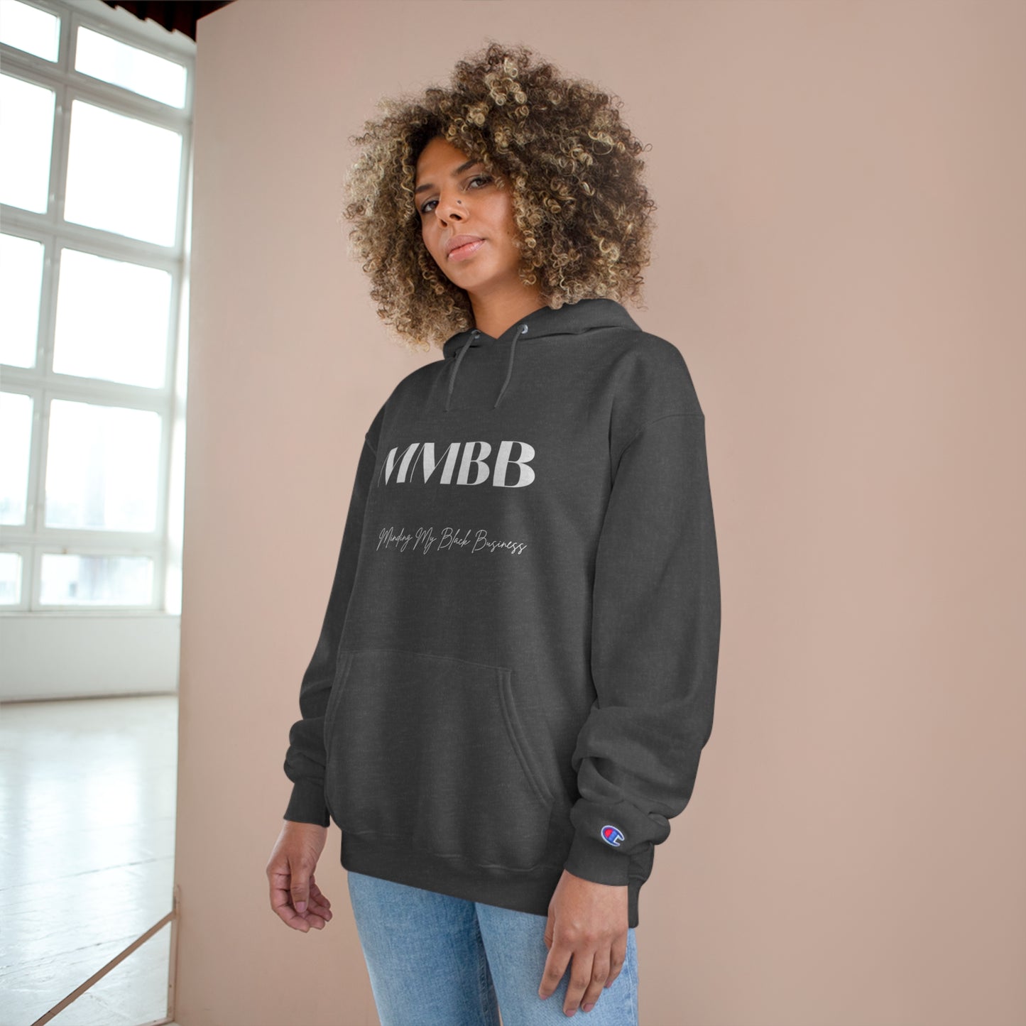 BLACK BUSINESS Champion Hoodie