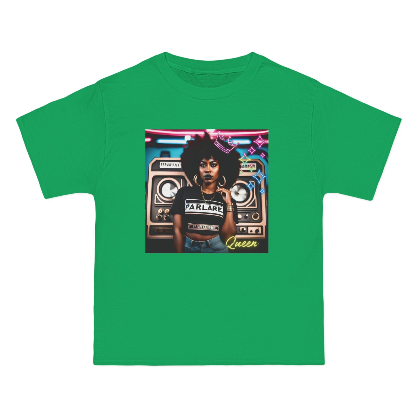 Queen Oversized Tee - Kelly Green / M - T-Shirt