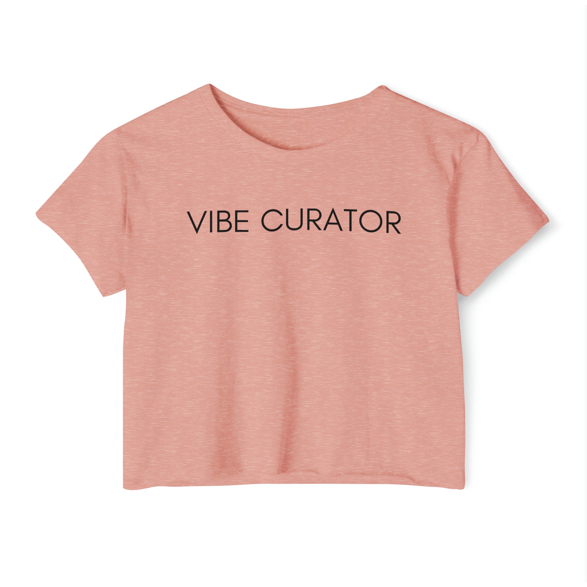 Vibe Curator Crop - Desert Pink / XS - T-Shirt