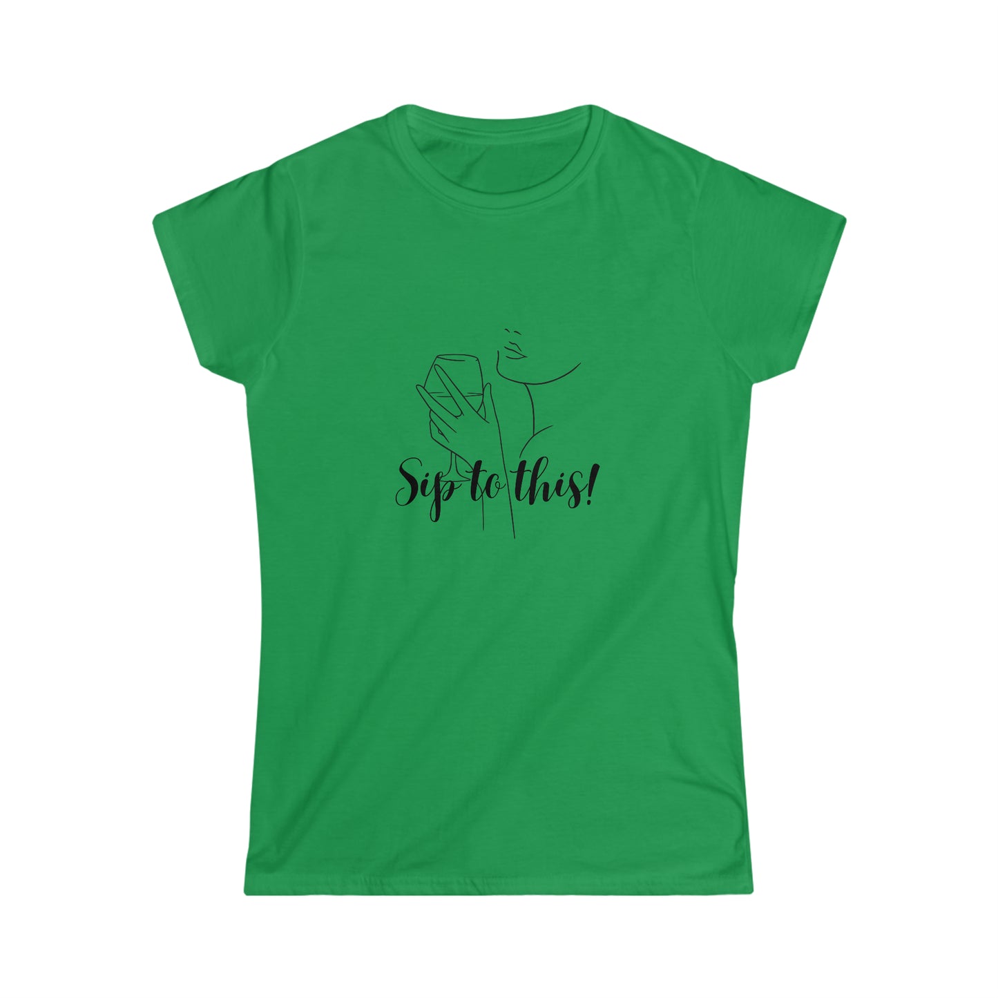 Sip to this Tee - Irish Green / S - T-Shirt