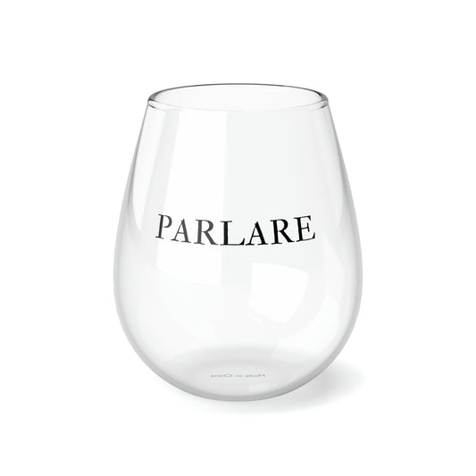 Parlare Black Wine Glass 11.75oz - 11.75oz - Mug