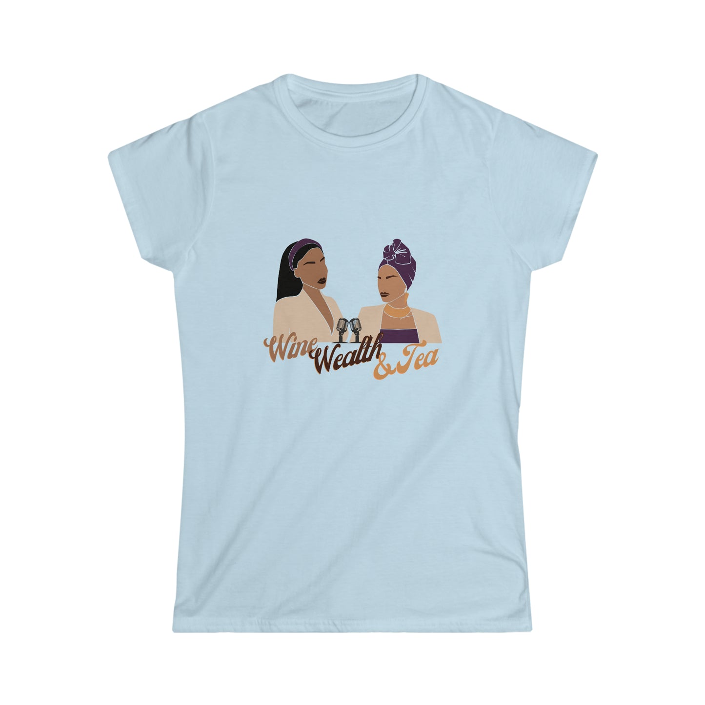 Hey Girl Tee - Light Blue / S - T-Shirt